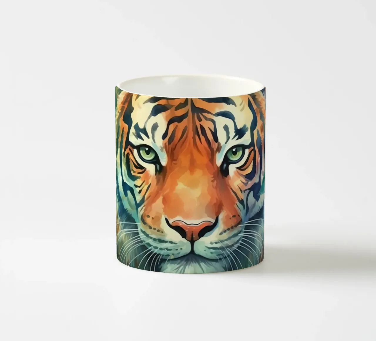 Totem animale Tigre tazza in ceramica da Théïa's Fantasia World