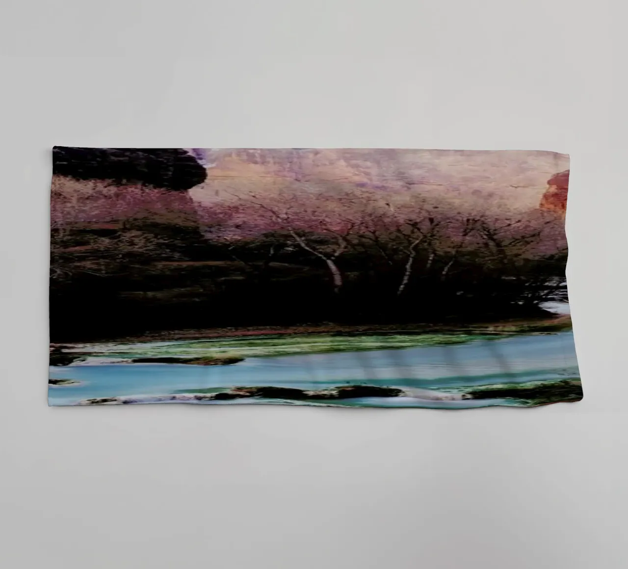 Havasu Canyon Creek towel by Kevin Russ