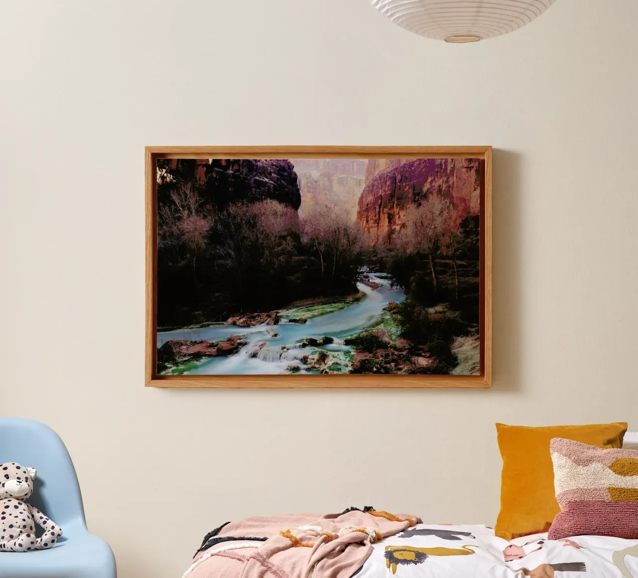 Havasu Canyon Creek tela con Cornice a cassetta da Kevin Russ
