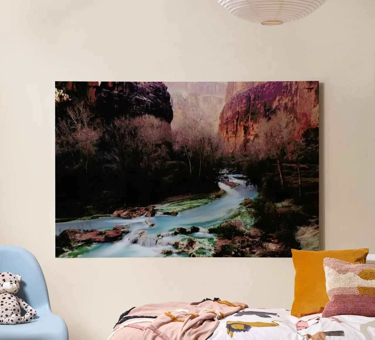 Havasu Canyon Creek tela con Cornice a cassetta da Kevin Russ