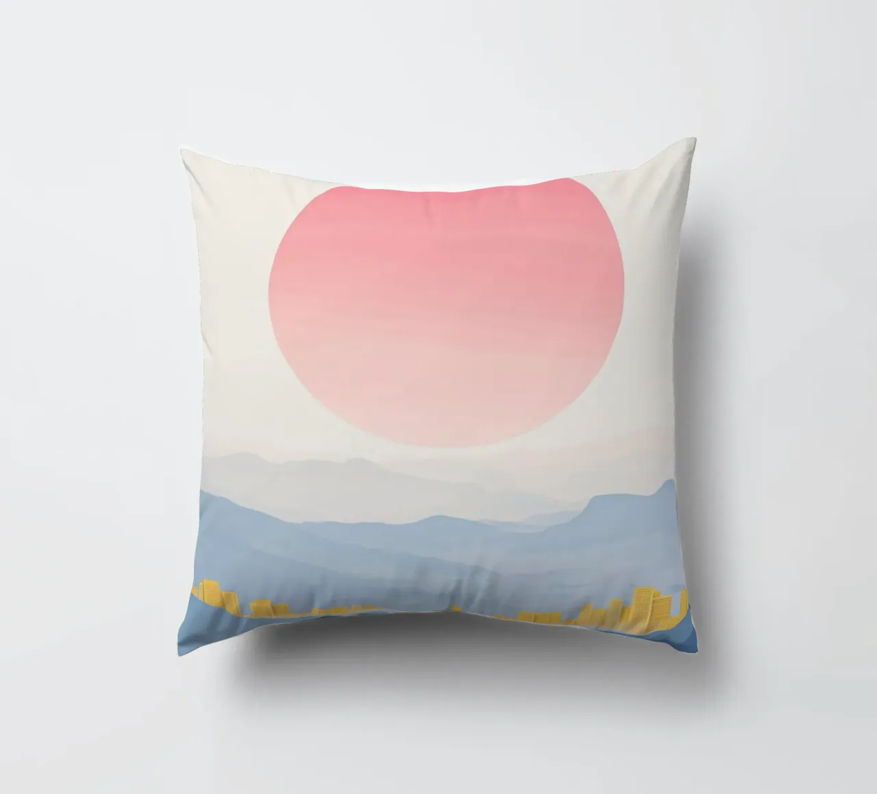 Fjord Urbain decorative cushion by Affiches Soleil & Déco Lumineuse – Sunny