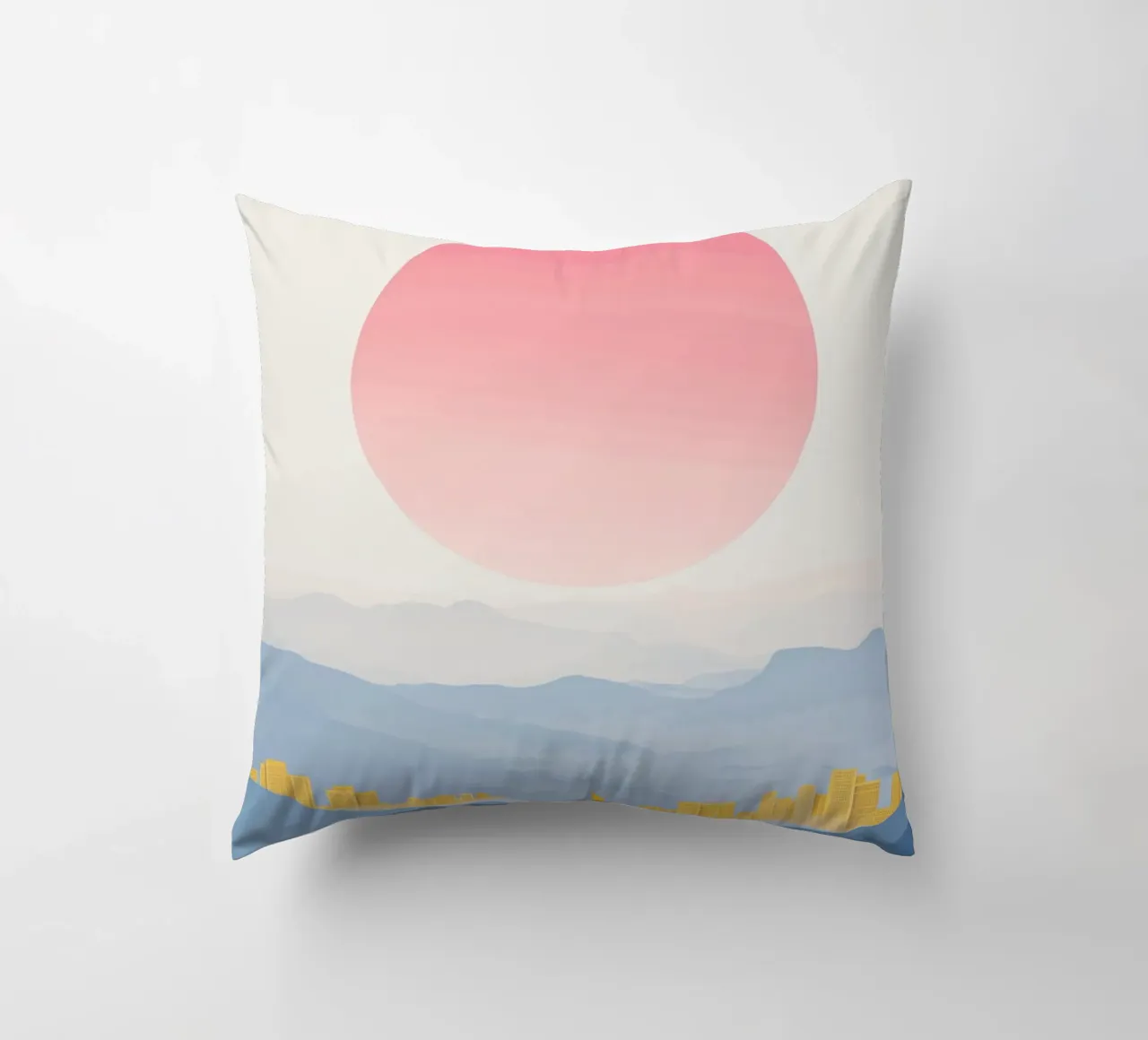 Fjord Urbain decorative cushion by Affiches Soleil & Déco Lumineuse – Sunny