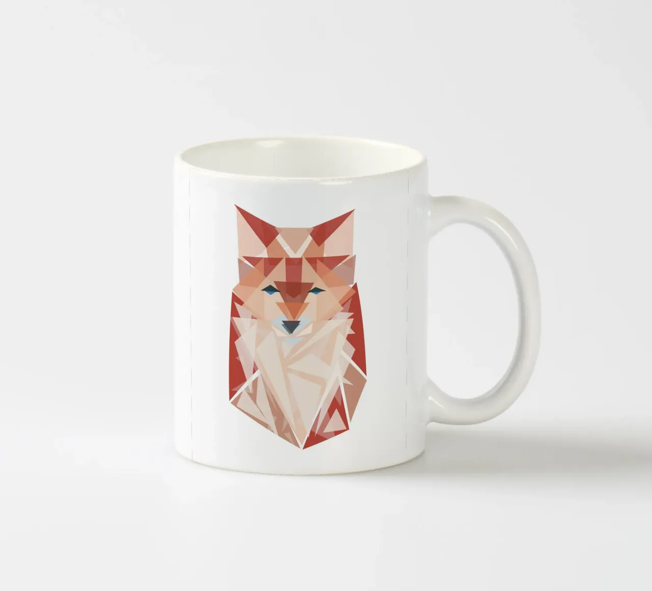 Geometrischer Fuchs tazza in ceramica da BAINAI