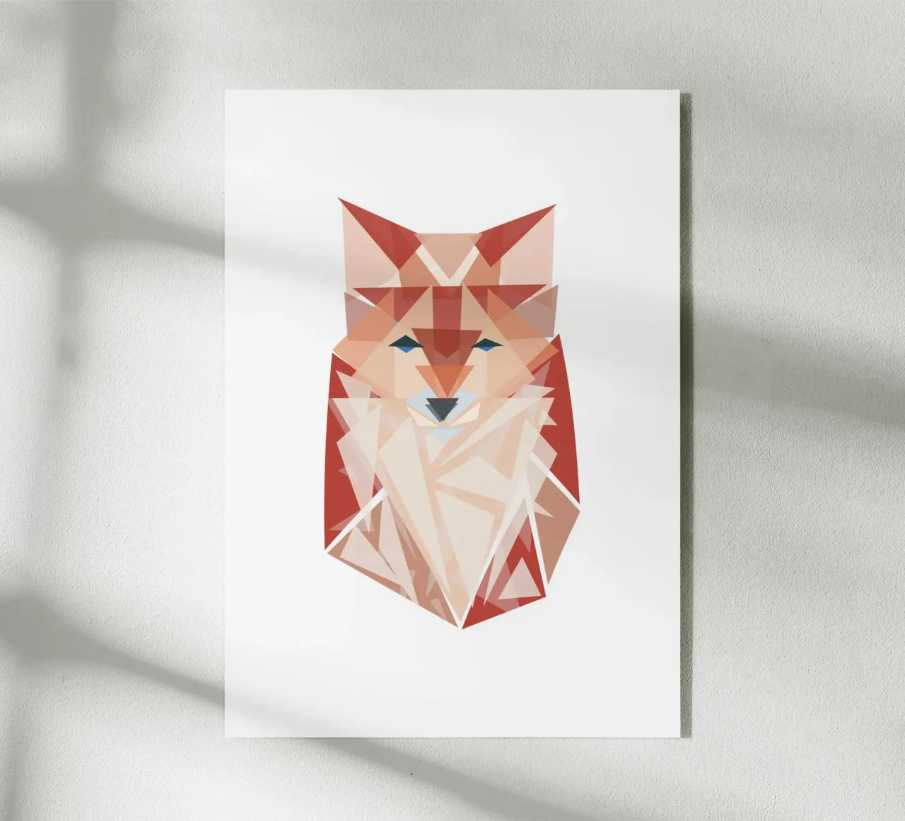 Geometrischer Fuchs plexiglass da BAINAI