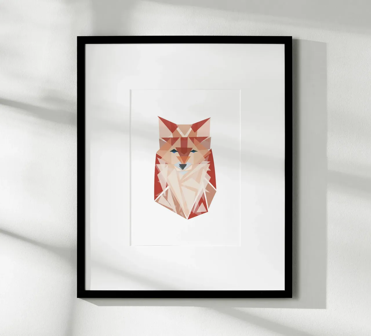 Geometrischer Fuchs poster da BAINAI