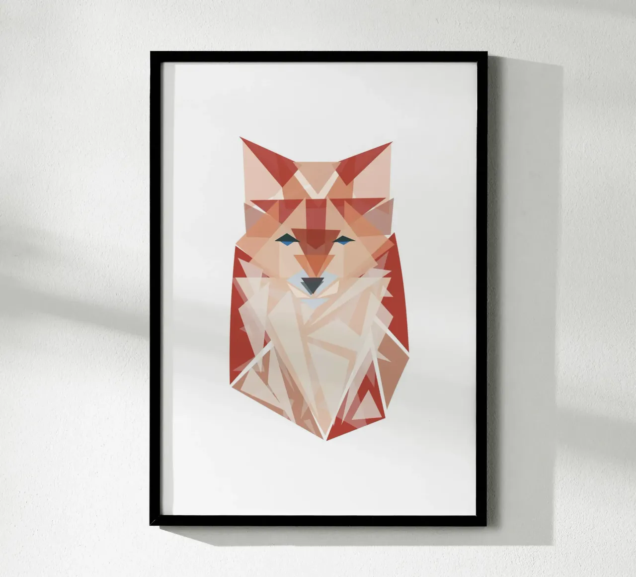 Geometrischer Fuchs carta hahnemühle da BAINAI
