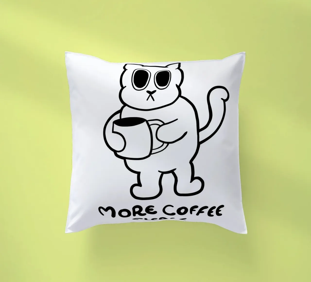 More coffee please cuscino da BAINAI