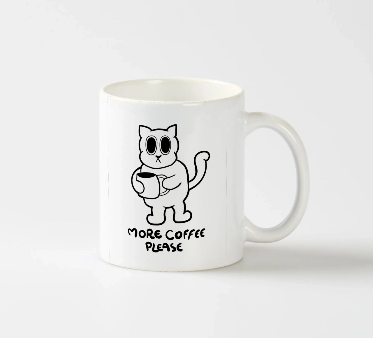 More coffee please tazza in ceramica da BAINAI