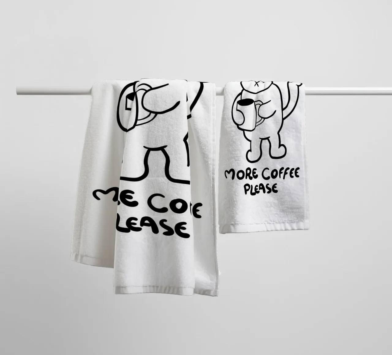 More coffee please asciugamano da bagno da BAINAI