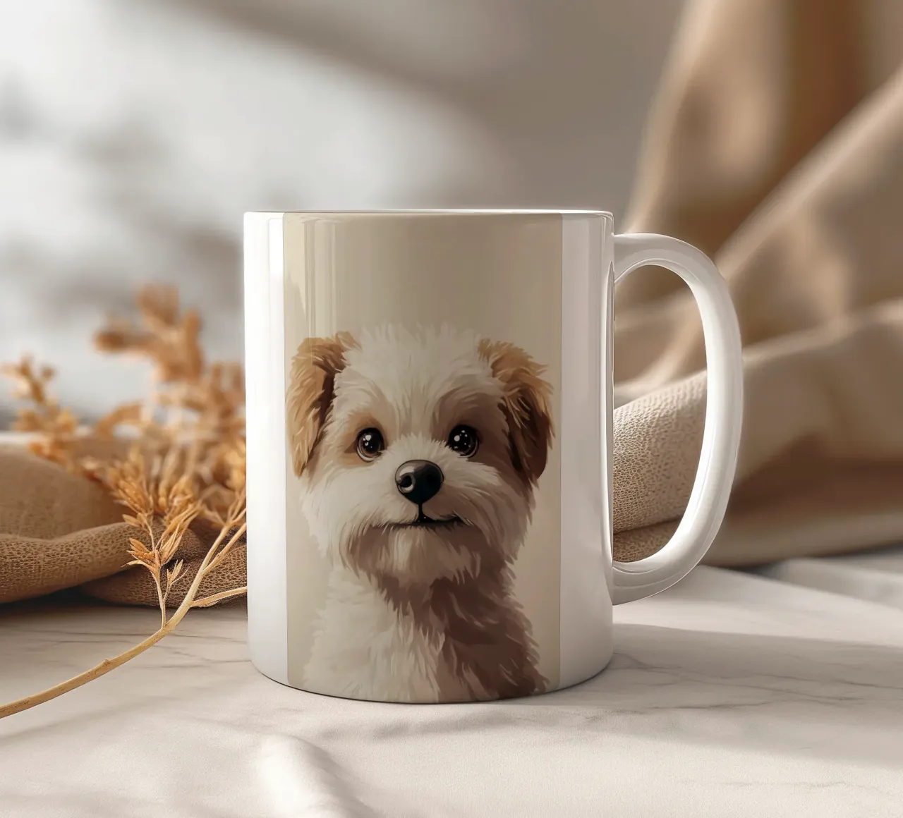 Eroe #10: Cane tazza in ceramica da farbenhelden
