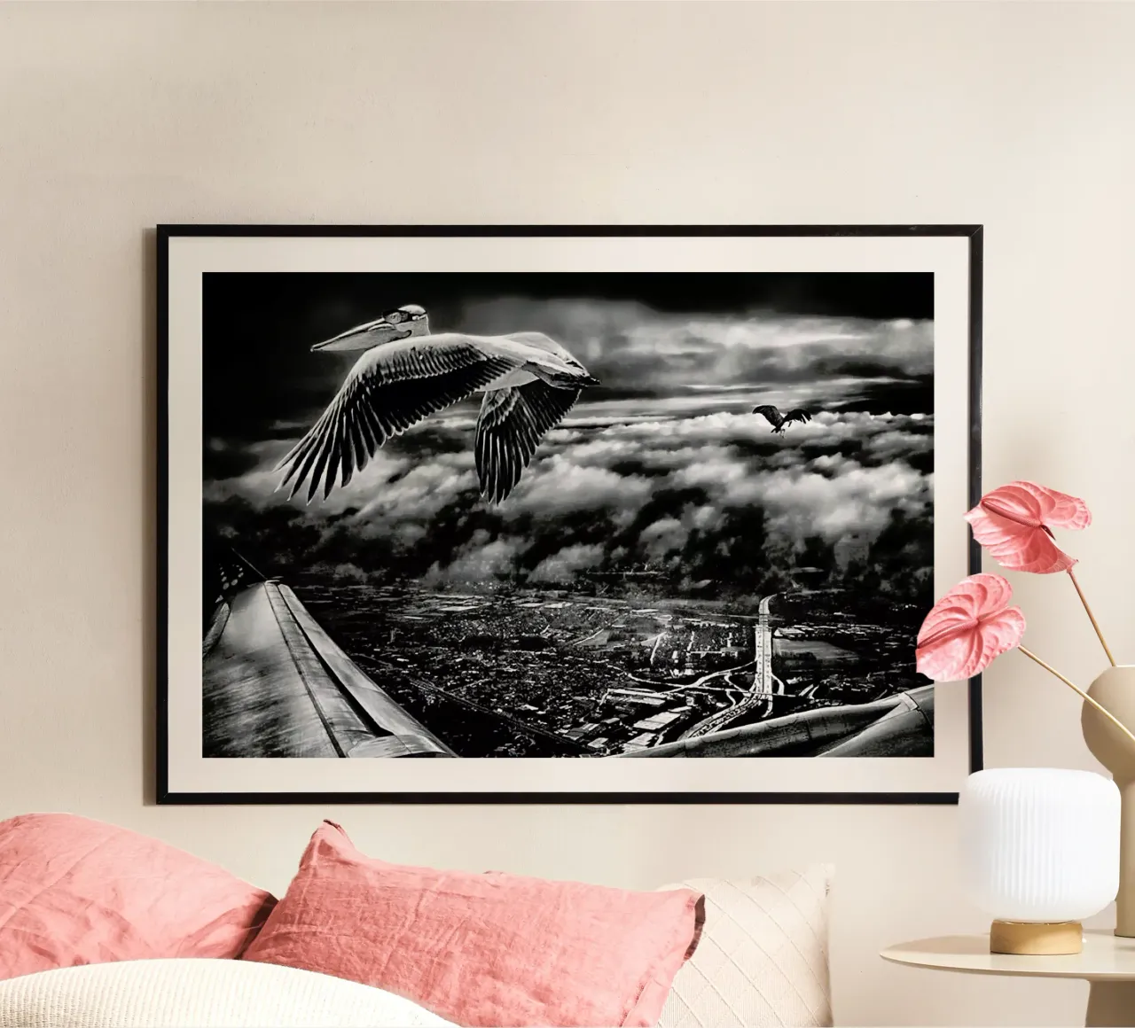 A Wonderful Flight - Piet Flour carta hahnemühle da Pictufy