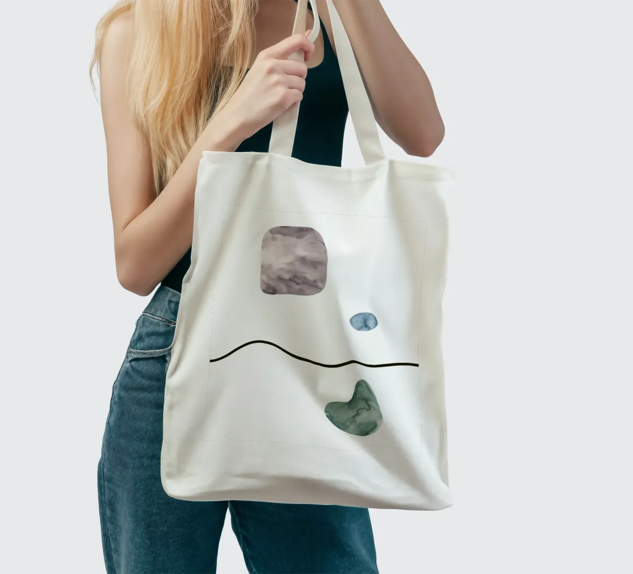 Gem I borsa in juta da BAINAI