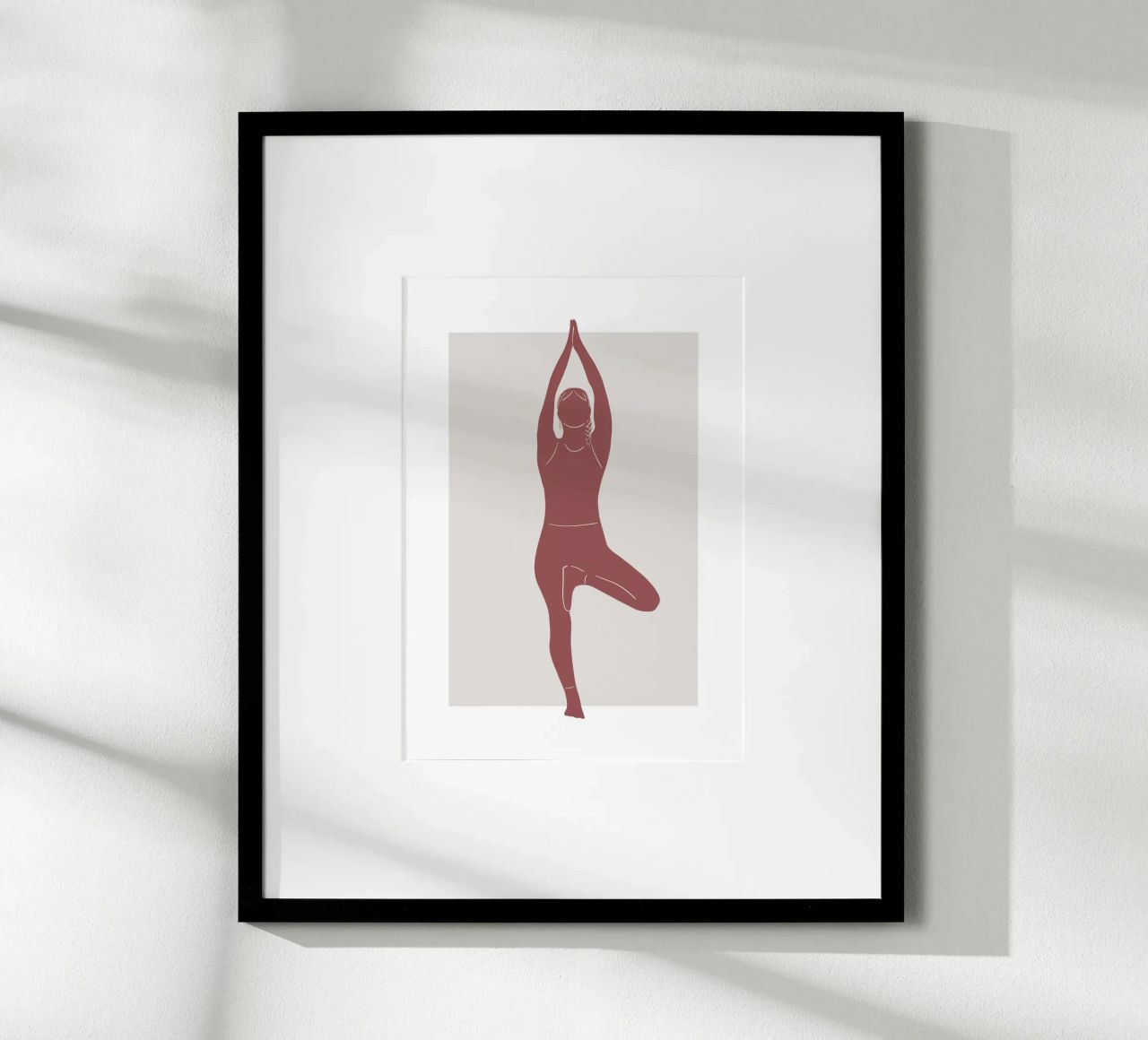 Yoga poster van BAINAI