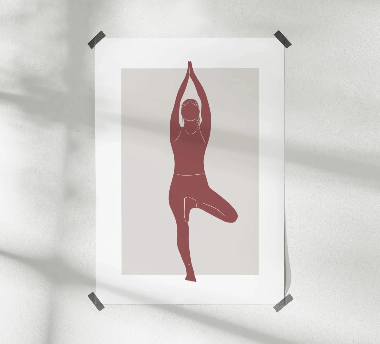 Yoga poster van BAINAI