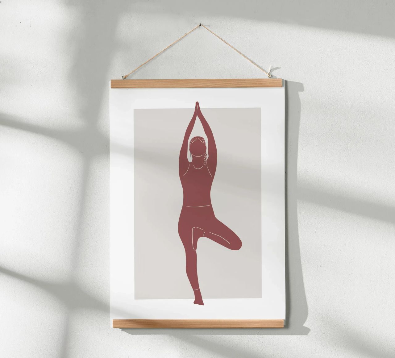 Yoga poster van BAINAI