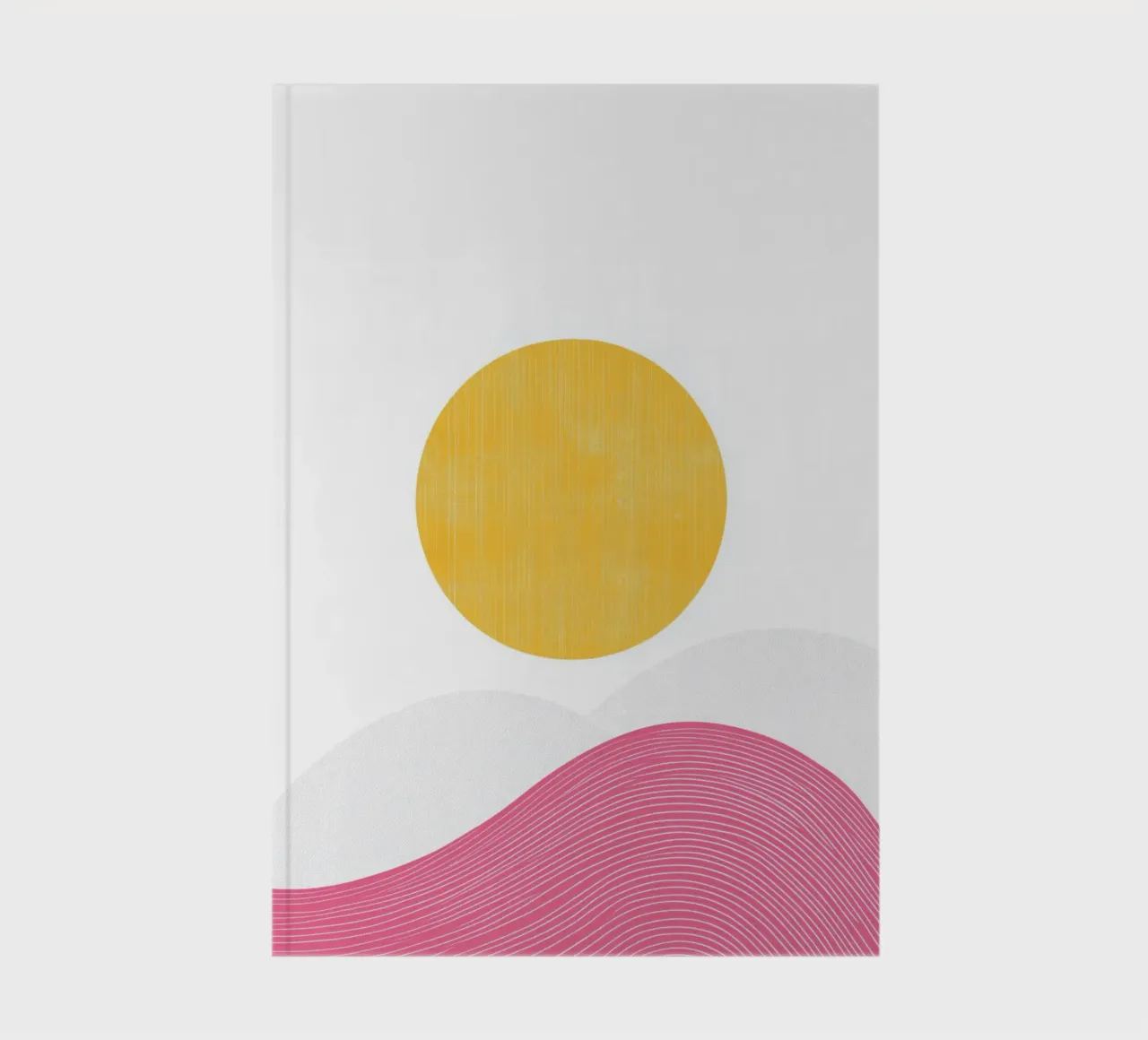 Minimalist Sun and Waves notebook by Affiches Soleil & Déco Lumineuse – Sunny