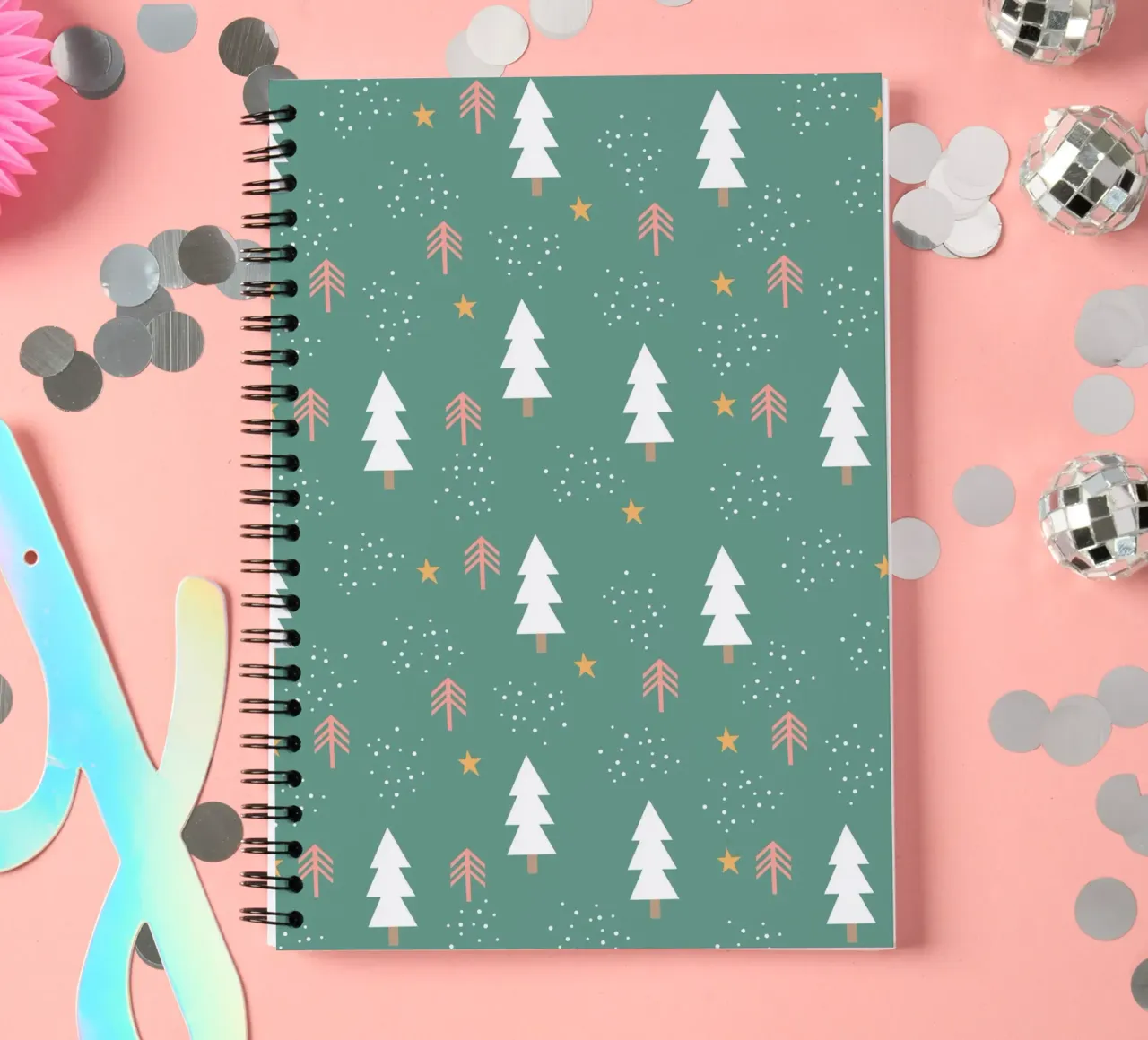Winterwald Muster spiral notebook by BAINAI