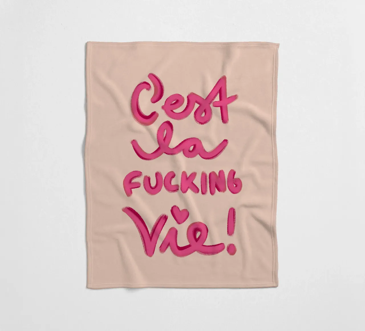 C'est la f*ucking vie! coperta in pile da Illustration Raissa Oltmanns