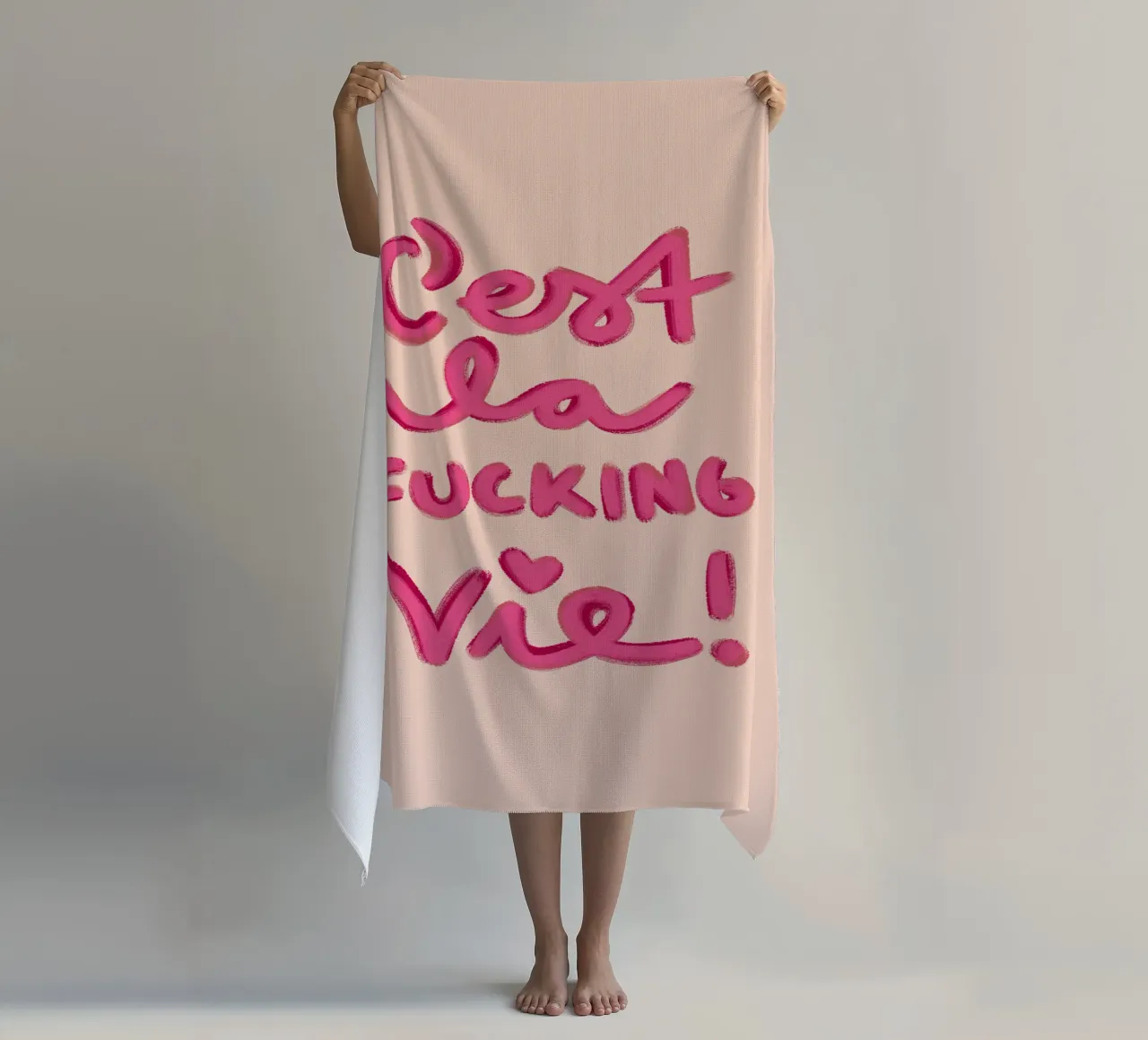 C'est la f*ucking vie! telo mare da Illustration Raissa Oltmanns