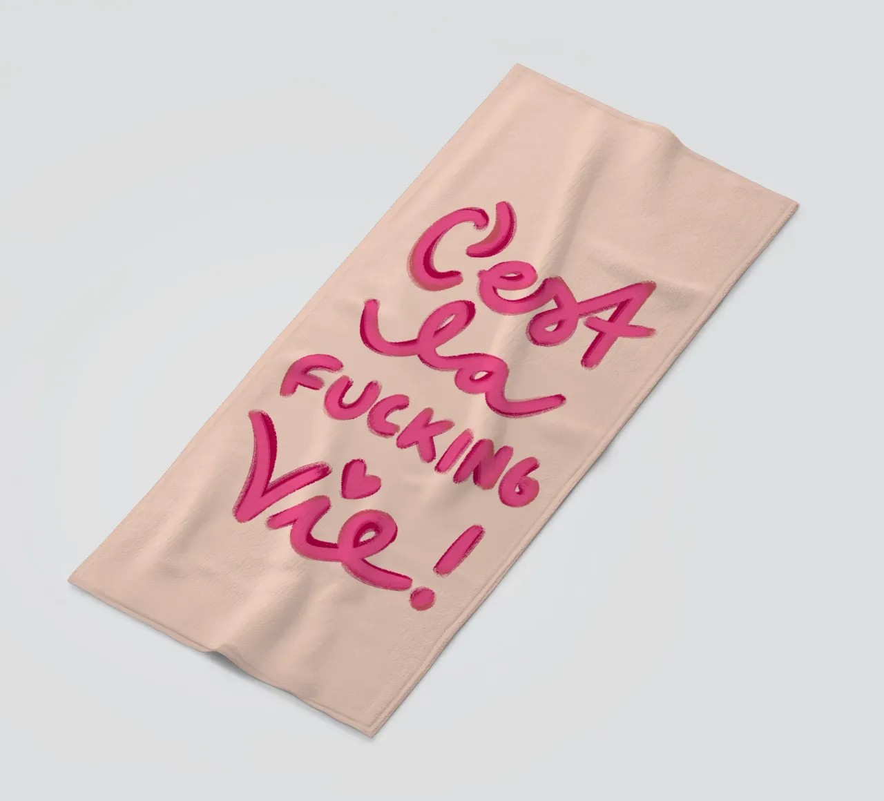 C'est la f*ucking vie! telo mare da Illustration Raissa Oltmanns