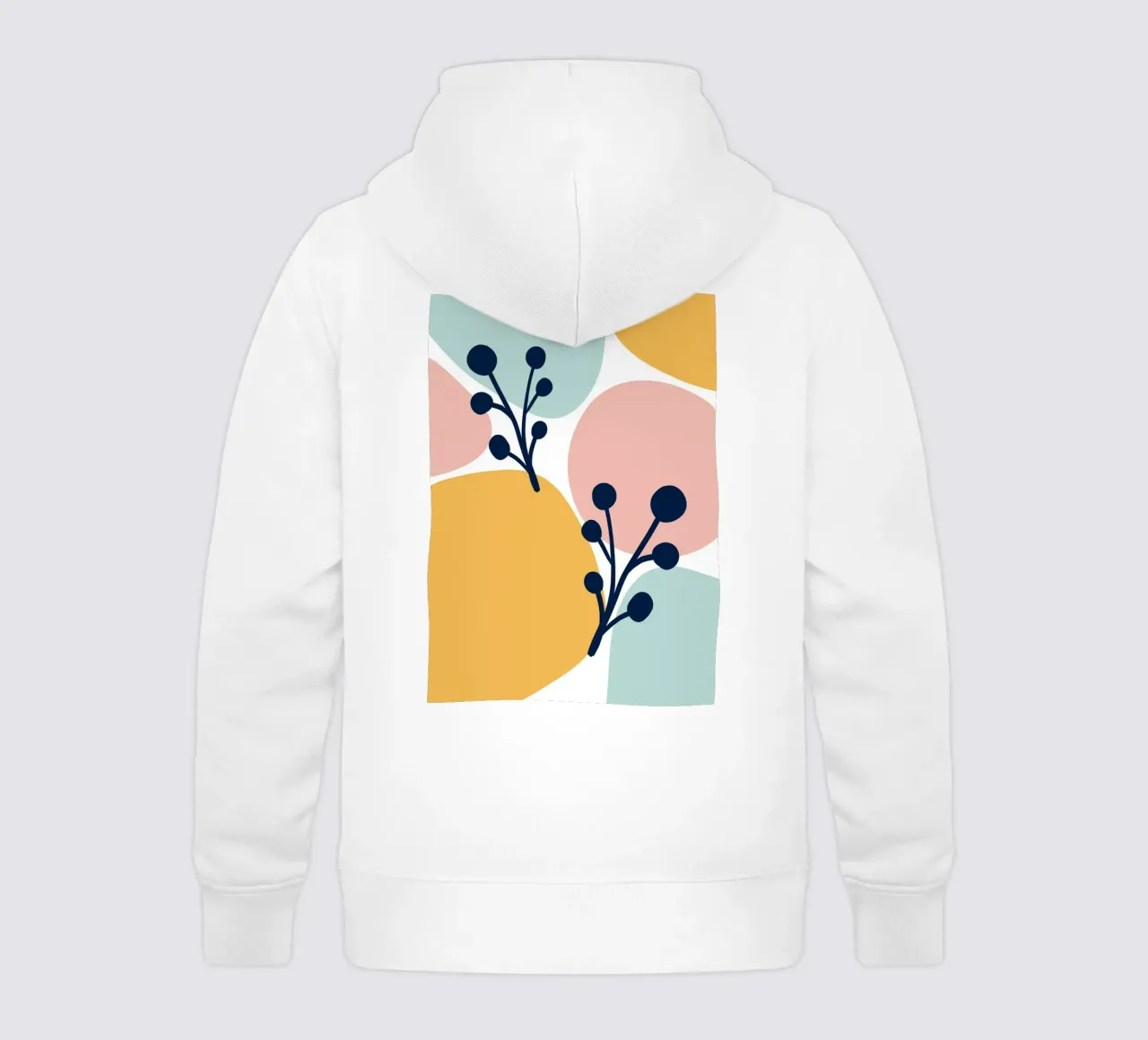 Pastel Branch felpa bambino con cappuccio da BAINAI