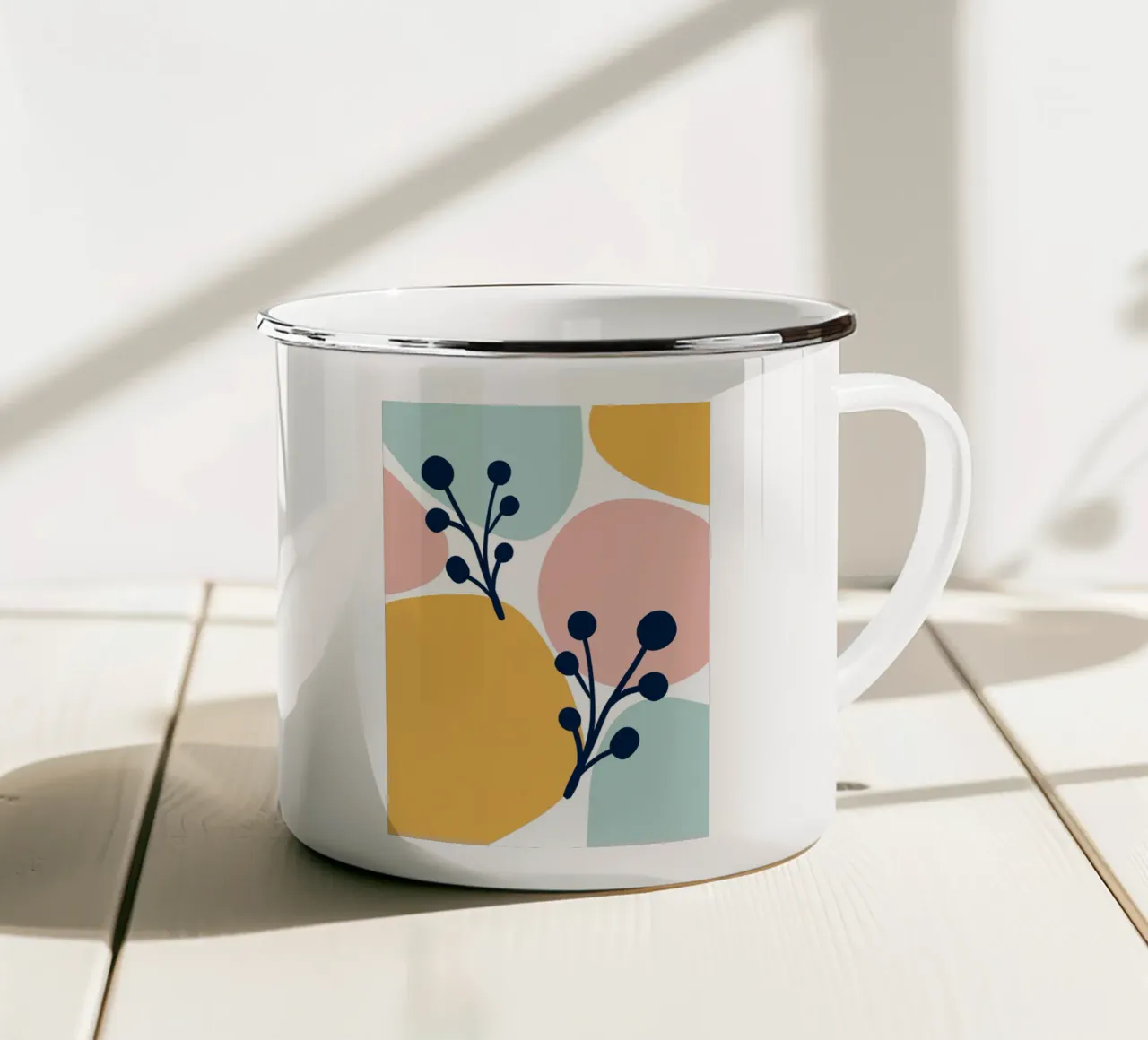 Pastel Branch tazza in smalto da BAINAI