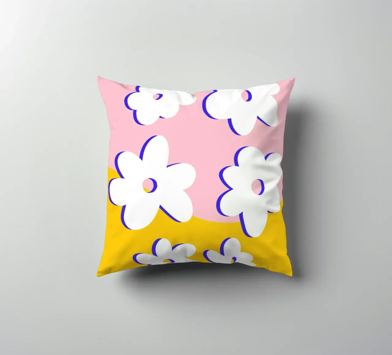 Retro Blümchen Muster cuscino da BAINAI