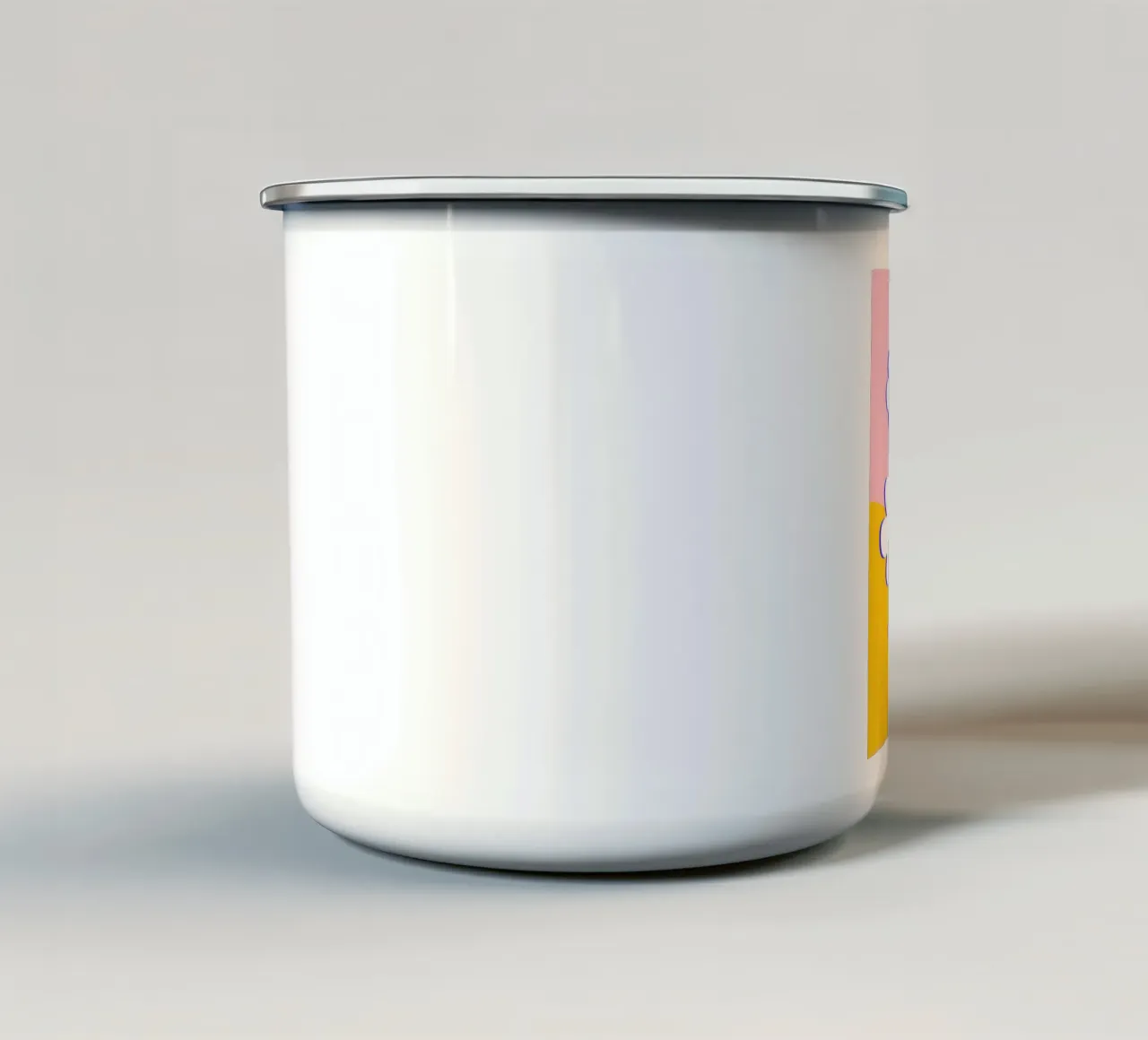 Retro Blümchen Muster tazza in smalto da BAINAI