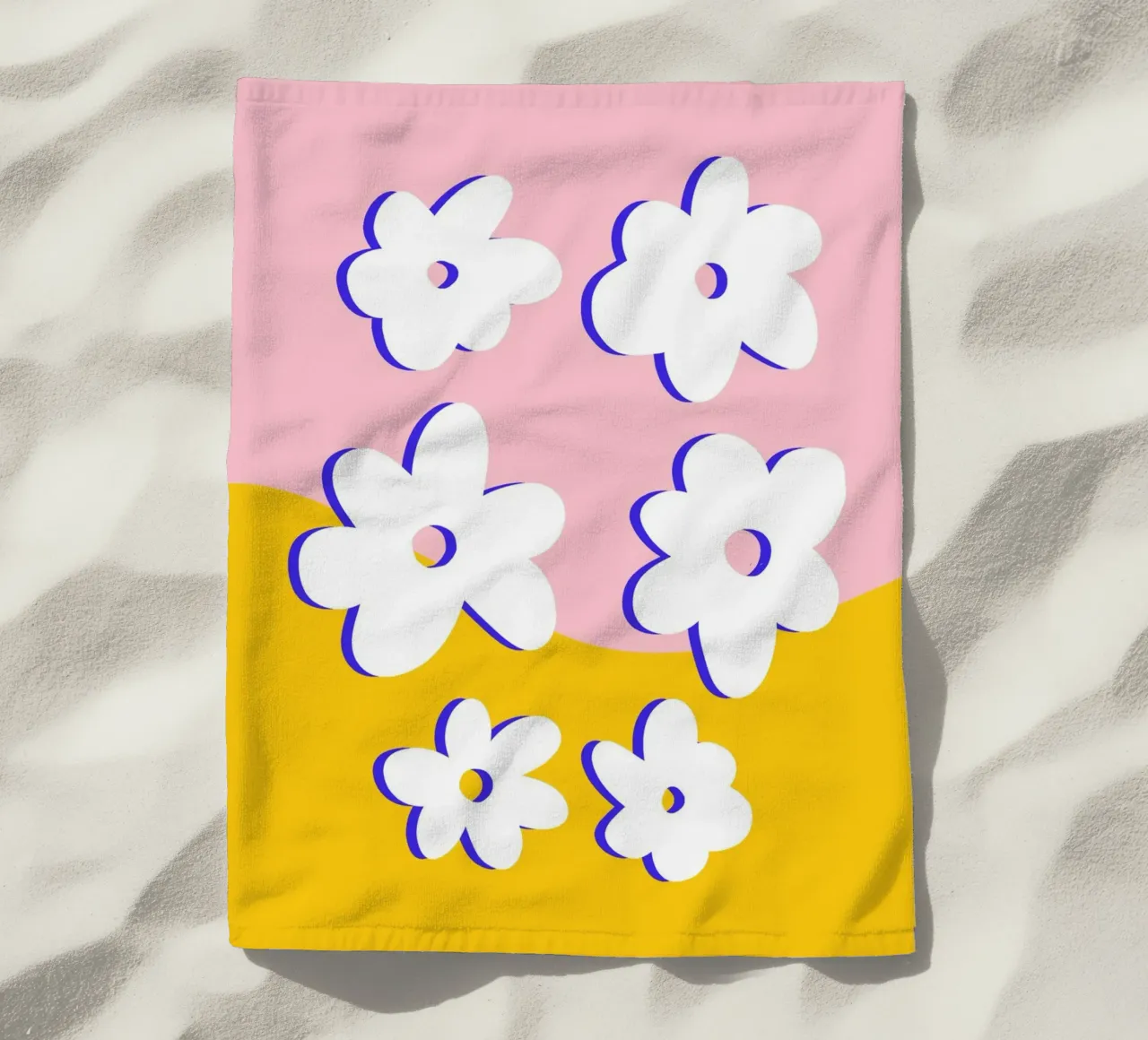 Retro Blümchen Muster telo mare da BAINAI