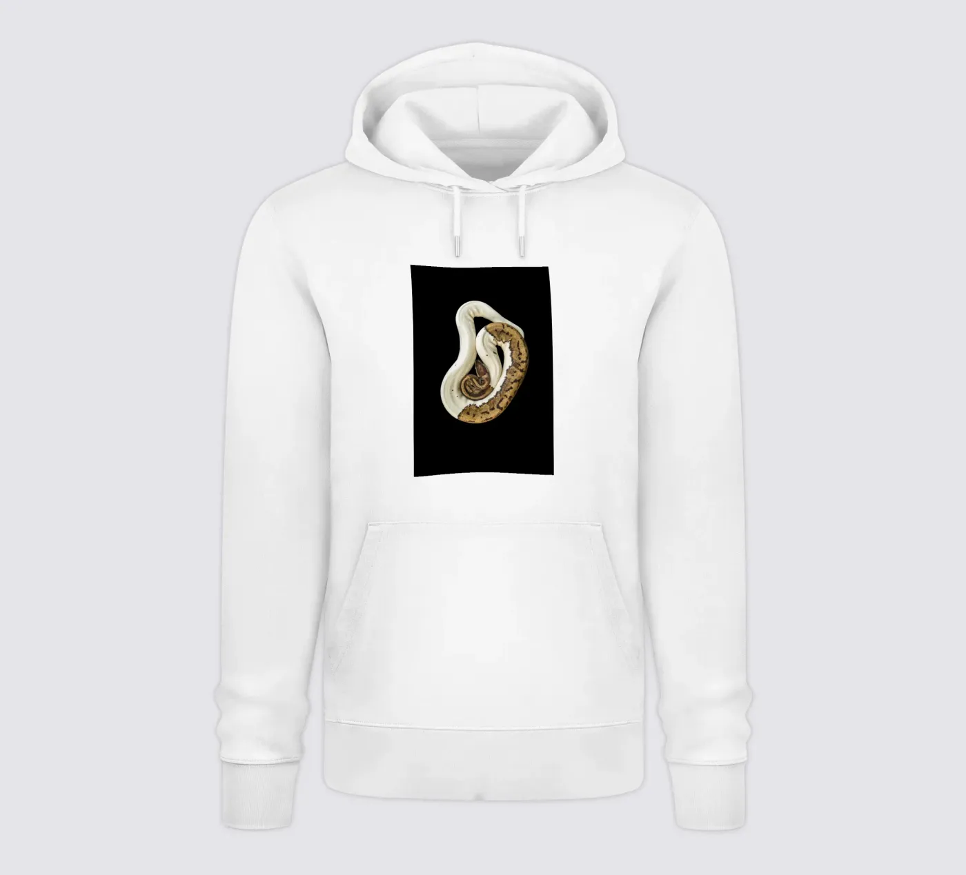 Brown & White Python hoodie van Curious Collections by Marielle Leenders