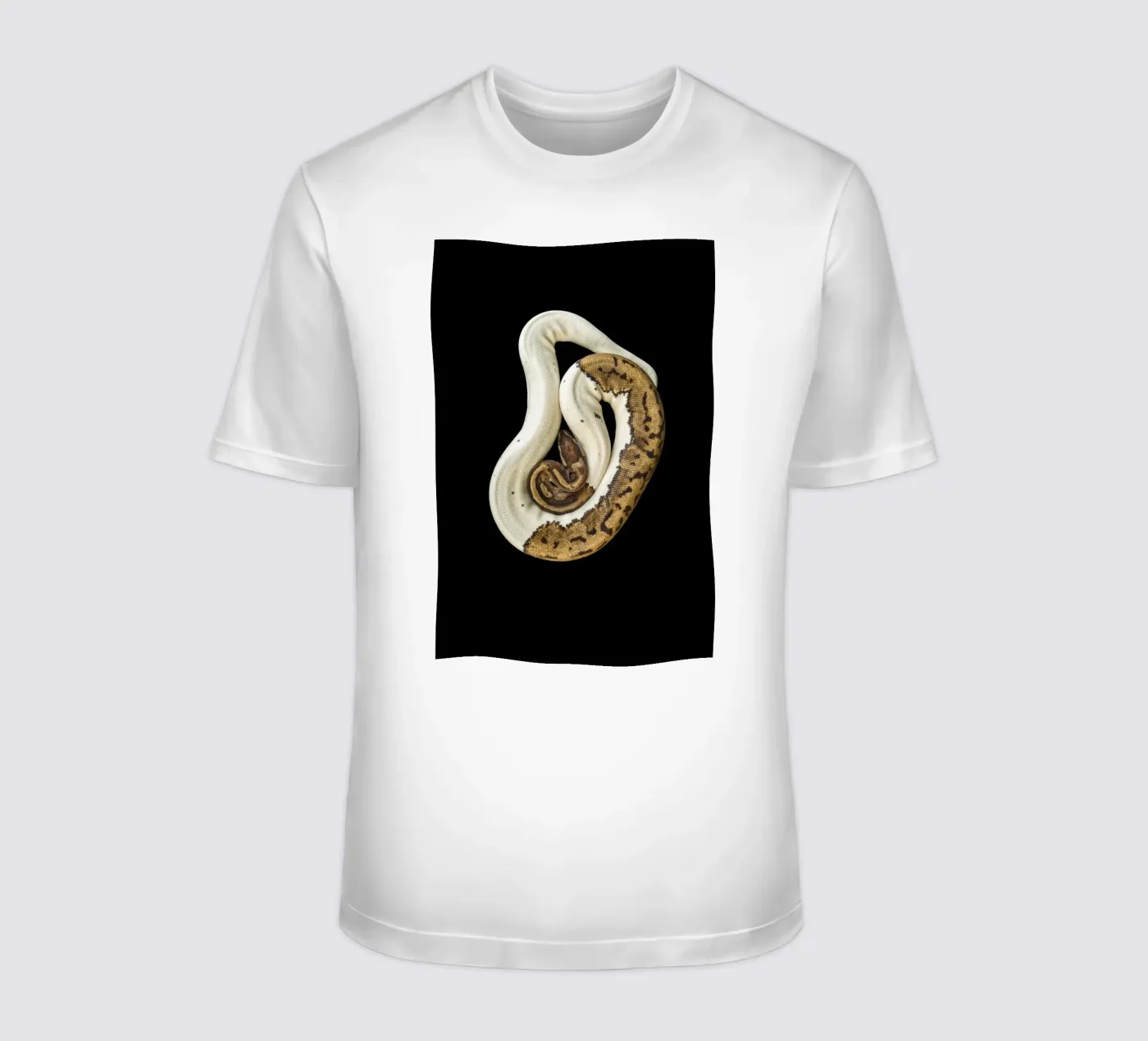 Brown & White Python t-shirt by Curious Collections by Marielle Leenders