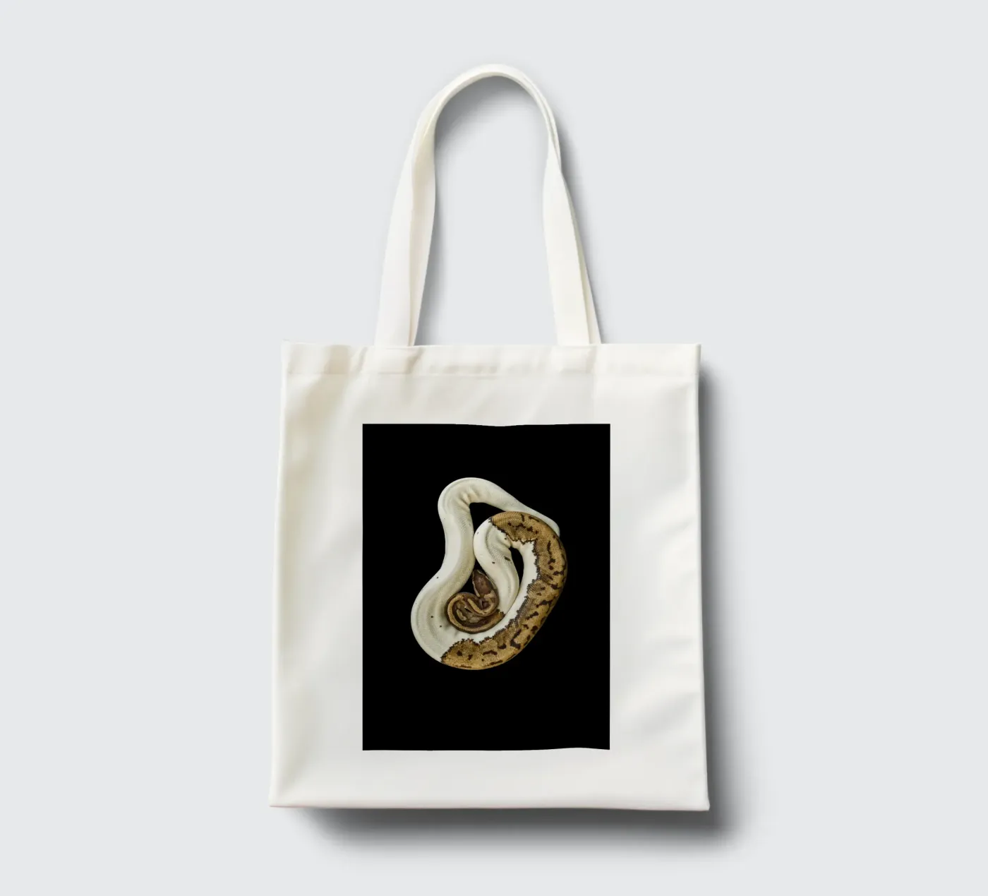 Brown & White Python tote bag by Curious Collections by Marielle Leenders