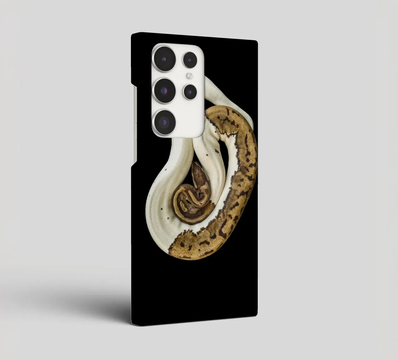 Python marron et blanc coque samsung de Curious Collections by Marielle Leenders
