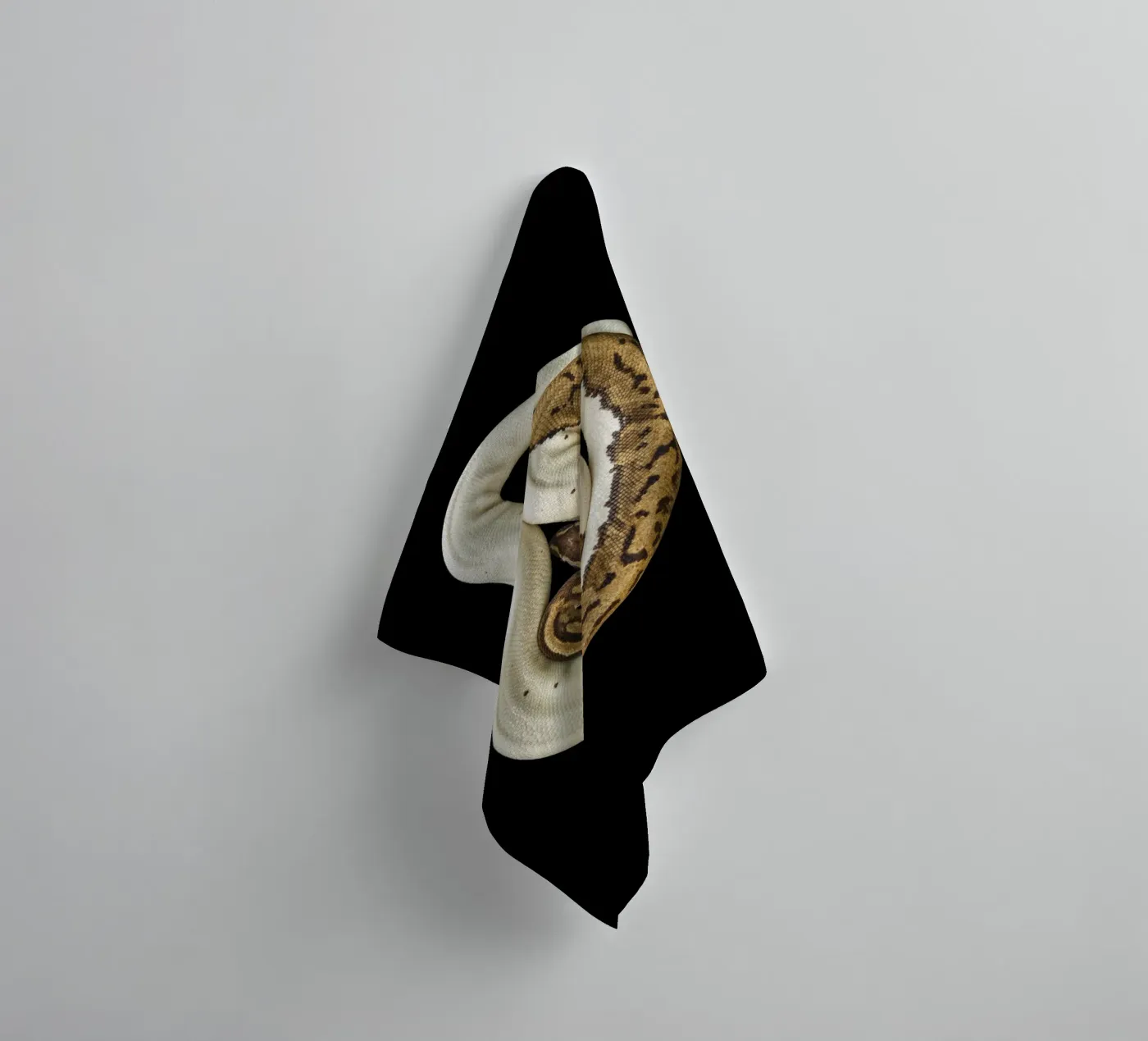 Brown & White Python serviette de bain de Curious Collections by Marielle Leenders