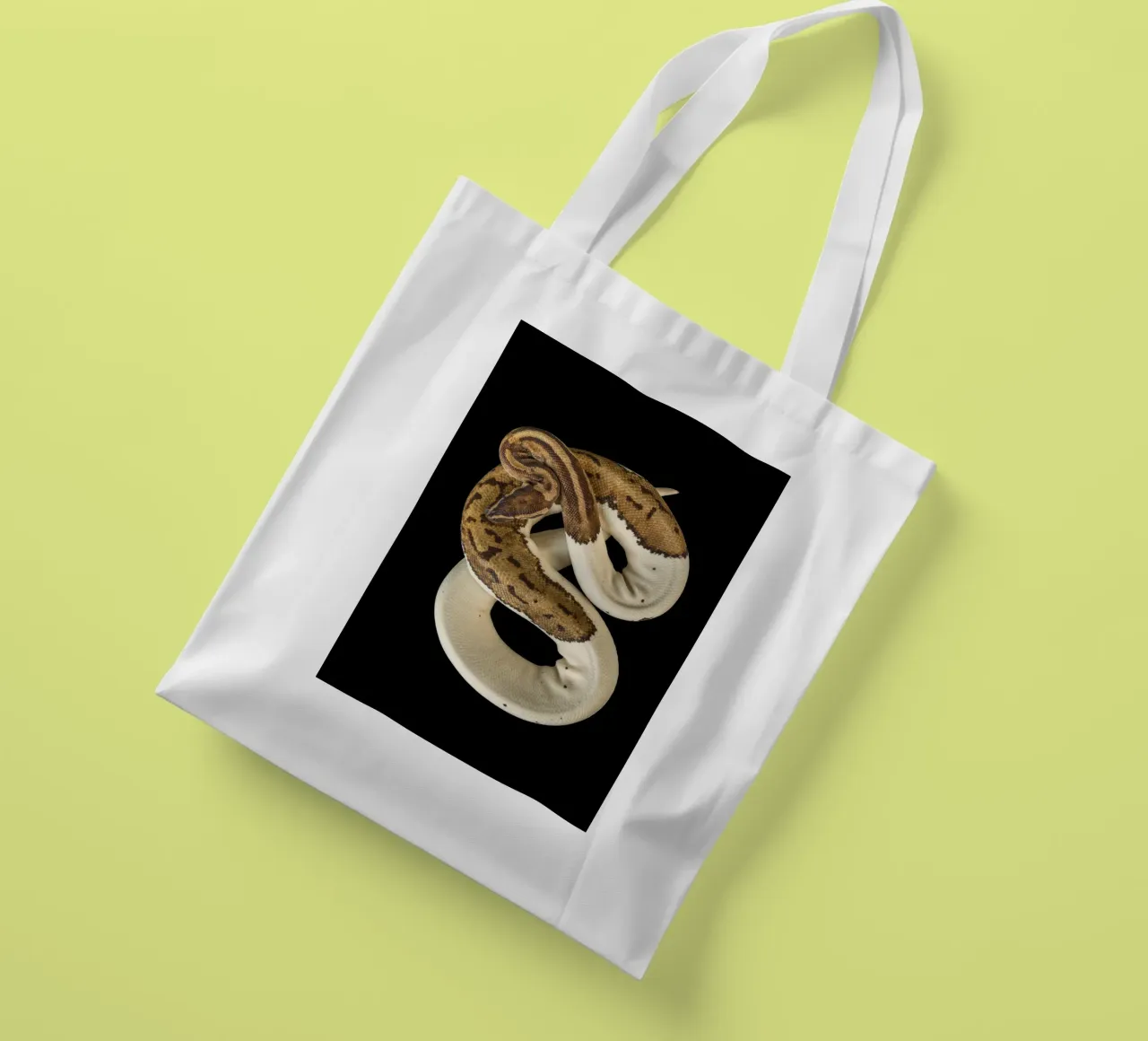Brown & White Python tote bag by Curious Collections by Marielle Leenders