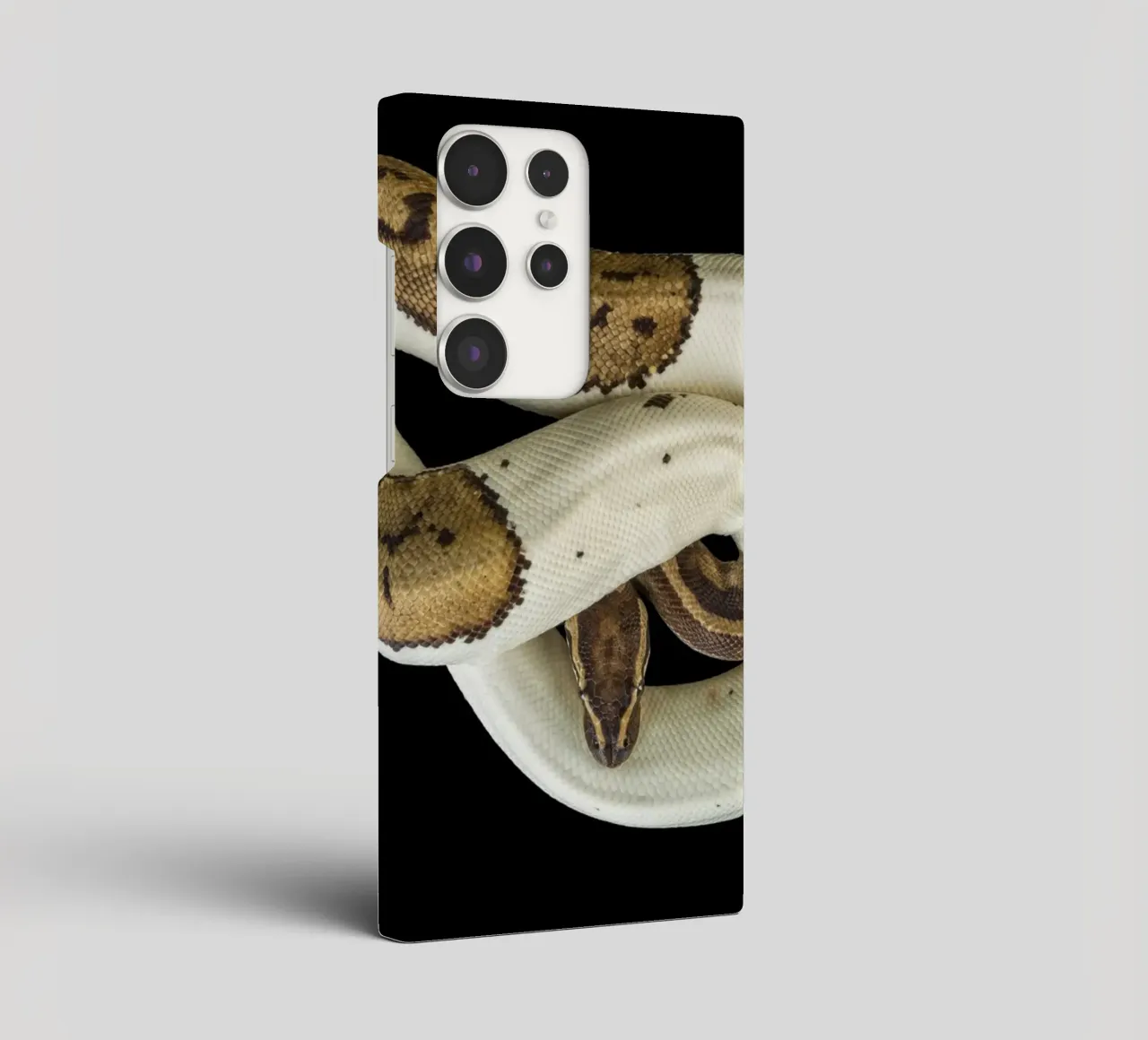 Python marron et blanc coque samsung de Curious Collections by Marielle Leenders