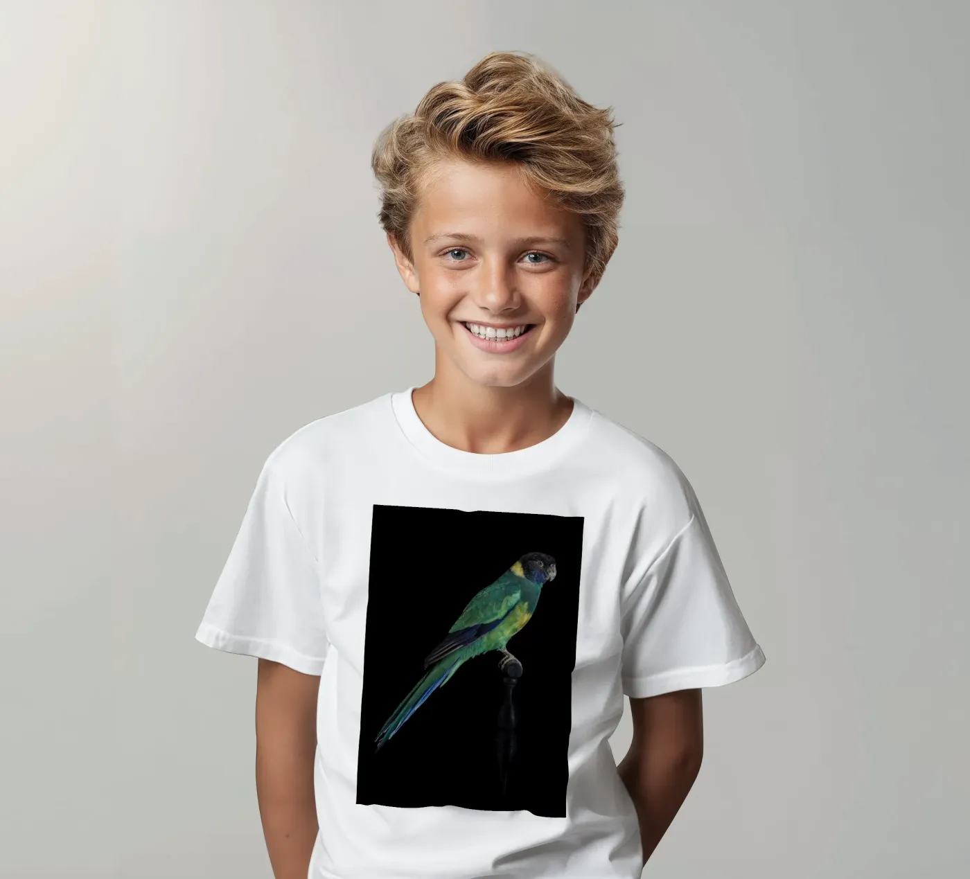 Pappagallini t-shirt bambini da Curious Collections by Marielle Leenders