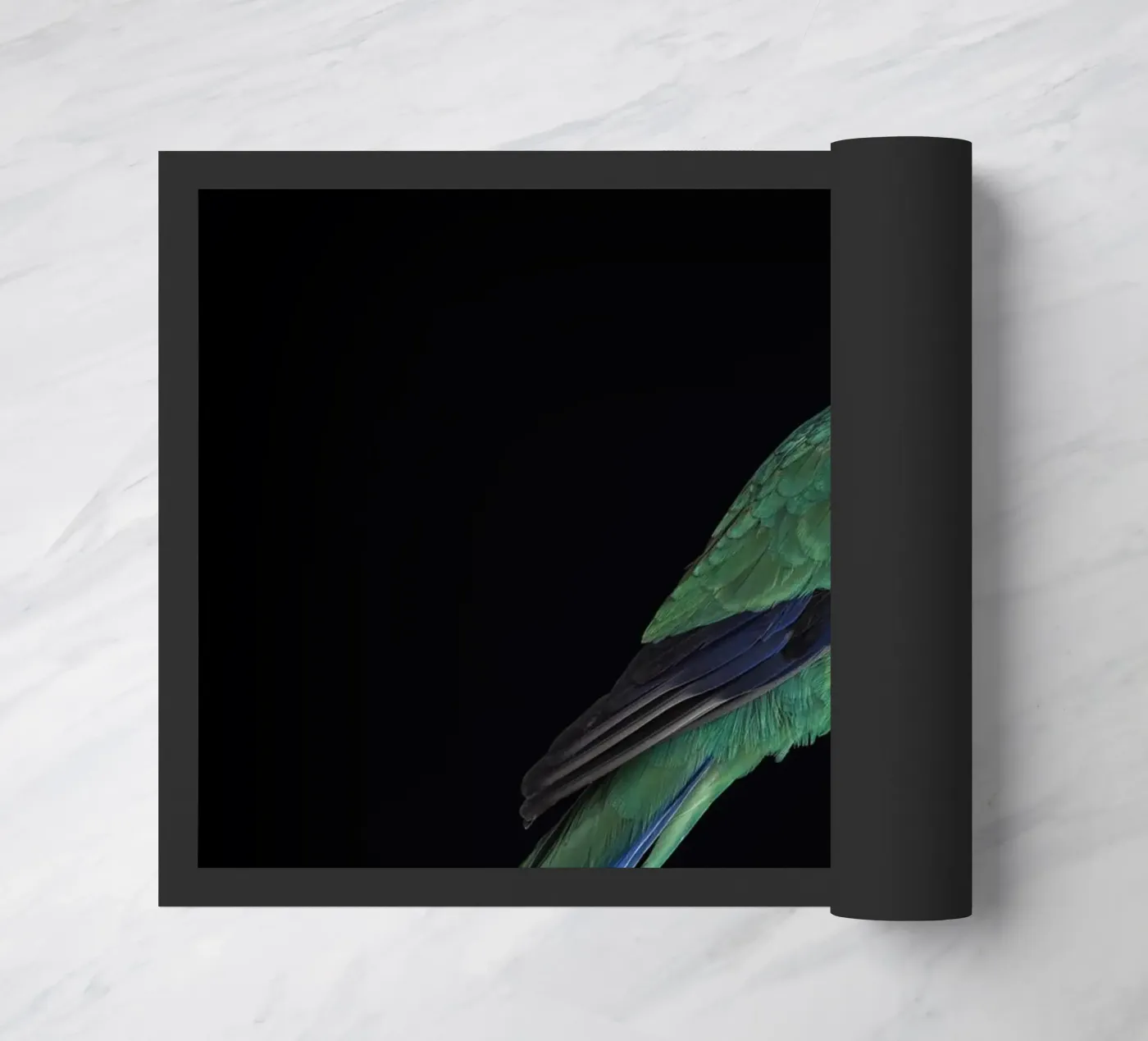 Parakeets doormat by Curious Collections by Marielle Leenders