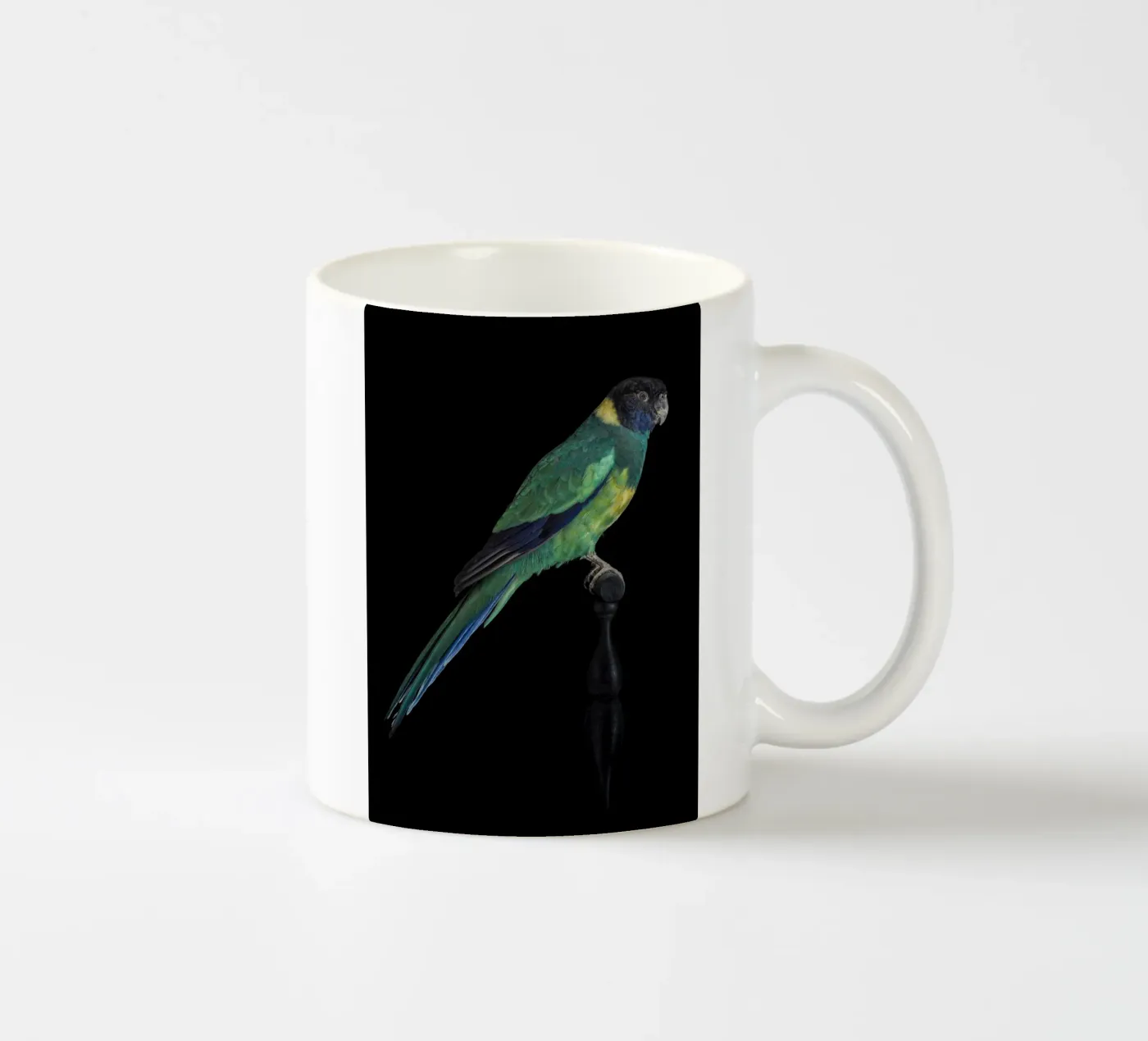 Parakeets ceramic mug by Curious Collections by Marielle Leenders