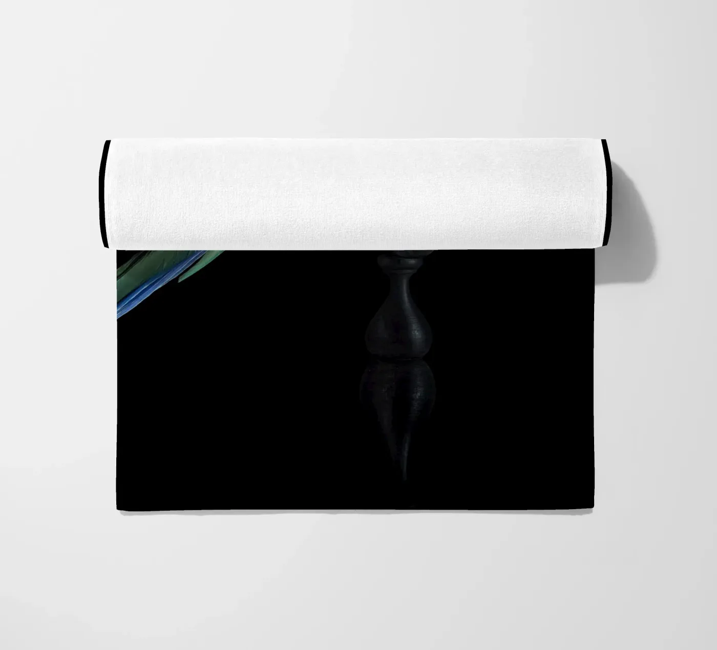 Parakeets beach towel by Curious Collections by Marielle Leenders