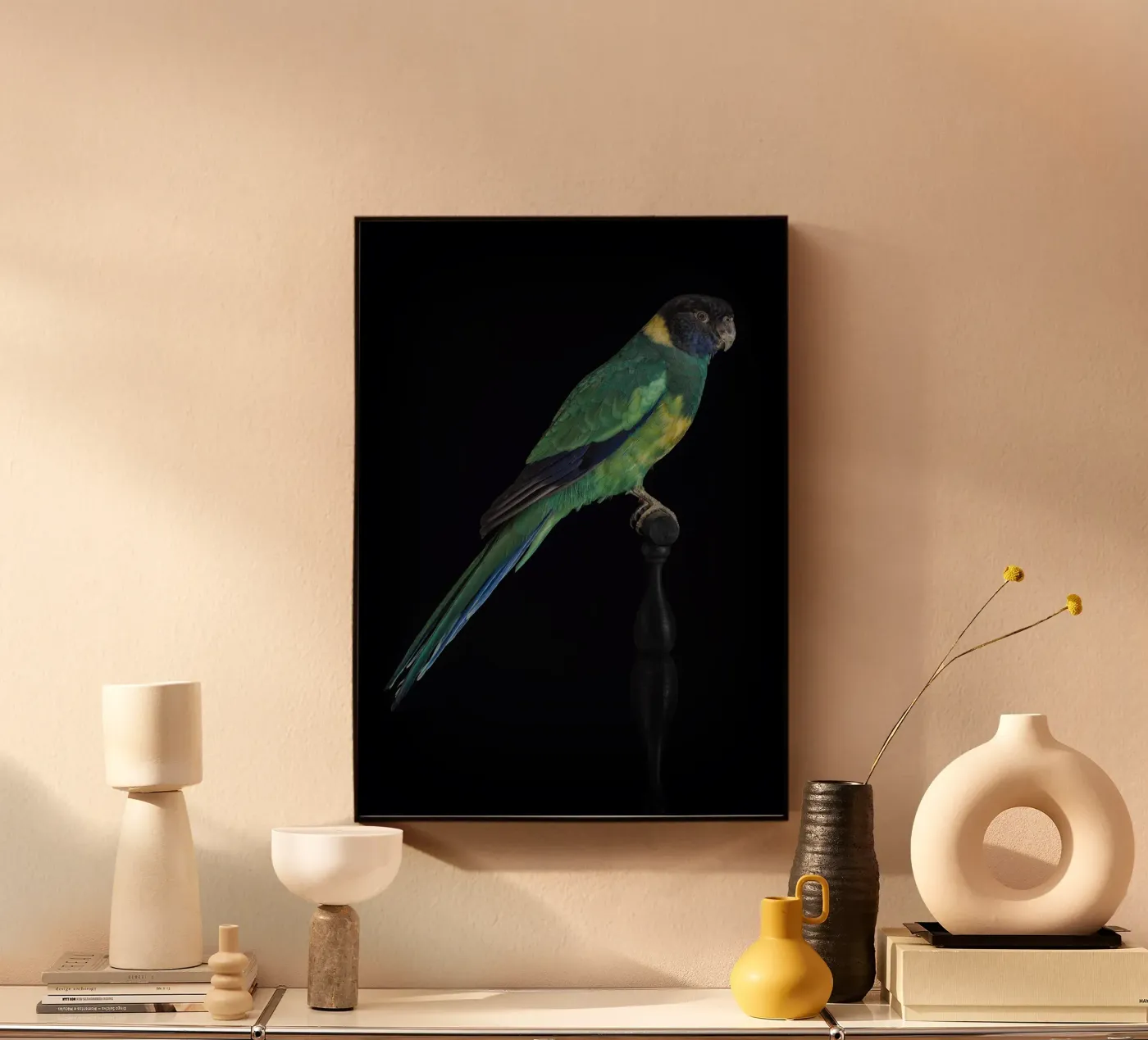 Pappagallini alluminio dibond da Curious Collections by Marielle Leenders