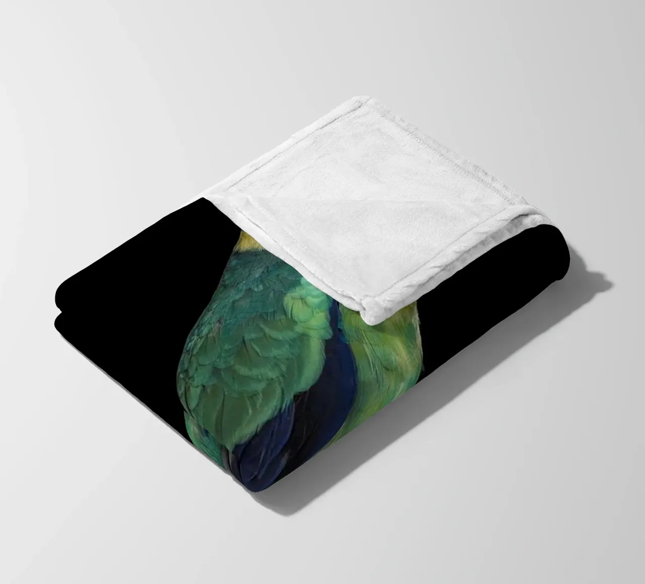 Sittiche Fleecedecke von Curious Collections by Marielle Leenders