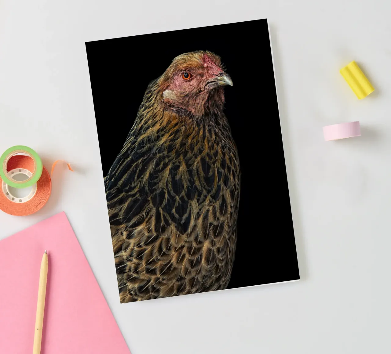 Imposing Hen notebook by Curious Collections by Marielle Leenders