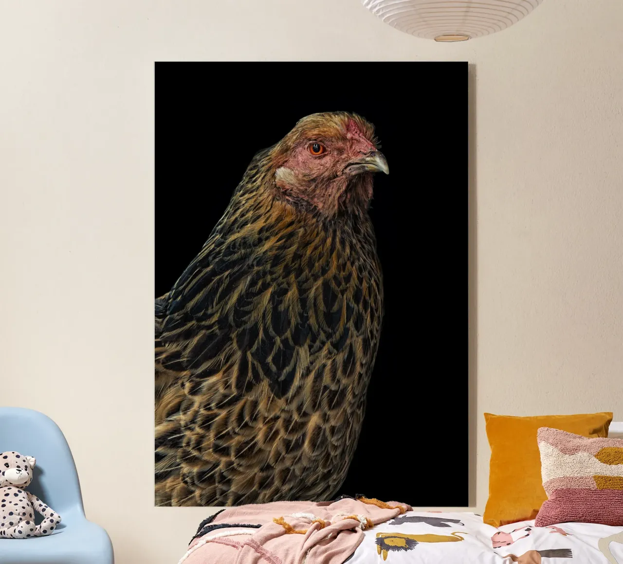 Gallina imponente plexiglass da Curious Collections by Marielle Leenders
