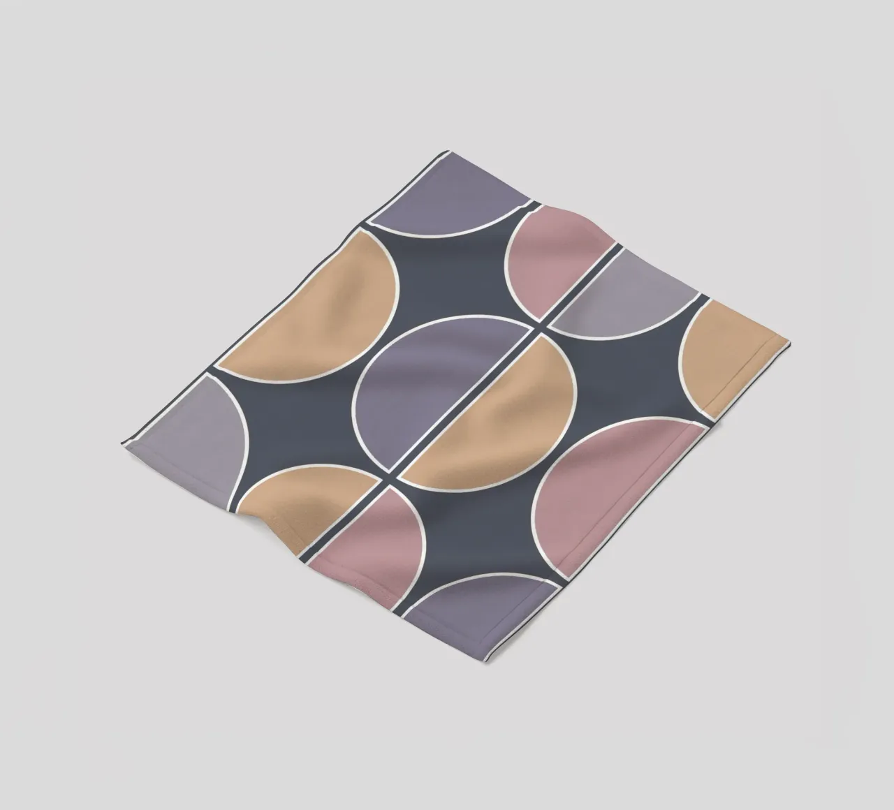 Geometric Purple coperta in pile da BAINAI