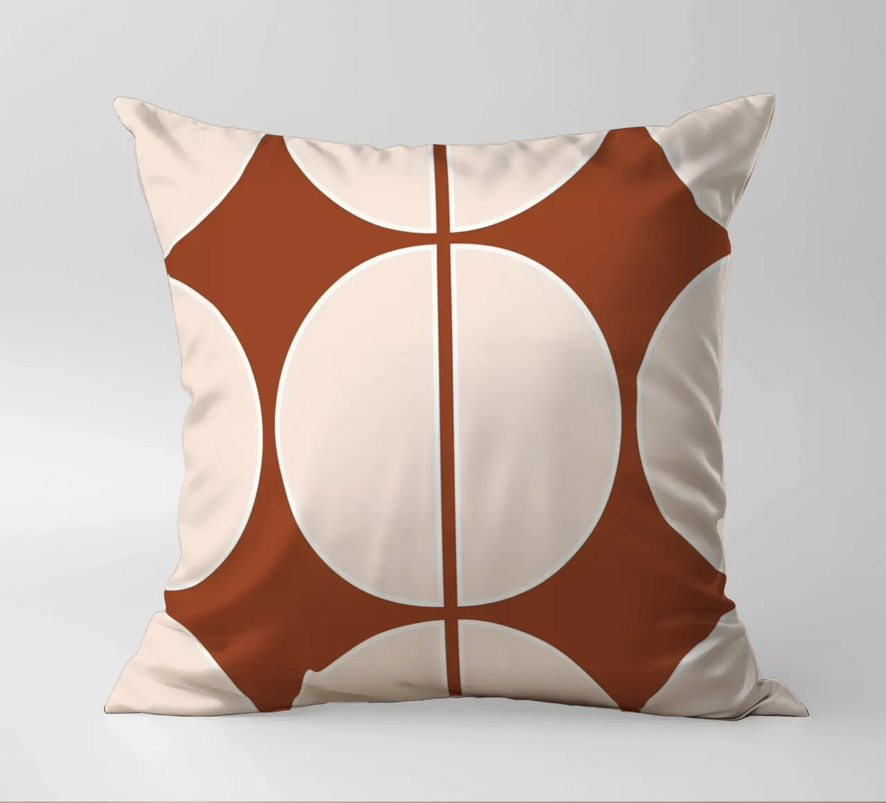 Geometric Russet cuscino da BAINAI