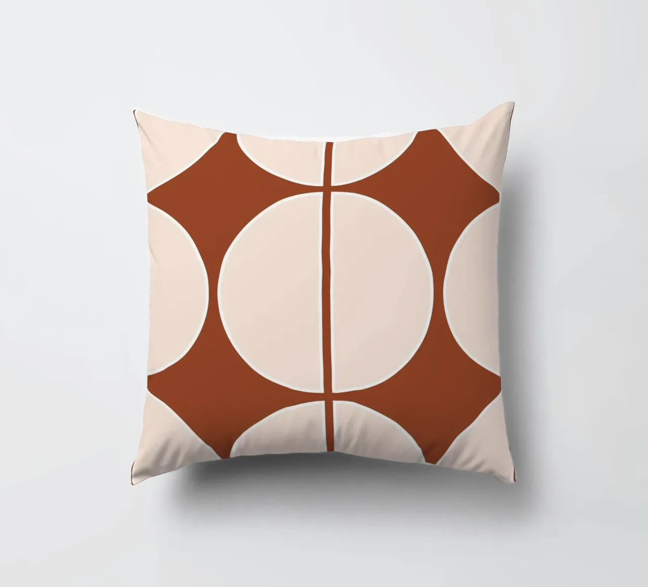 Geometric Russet cuscino da BAINAI