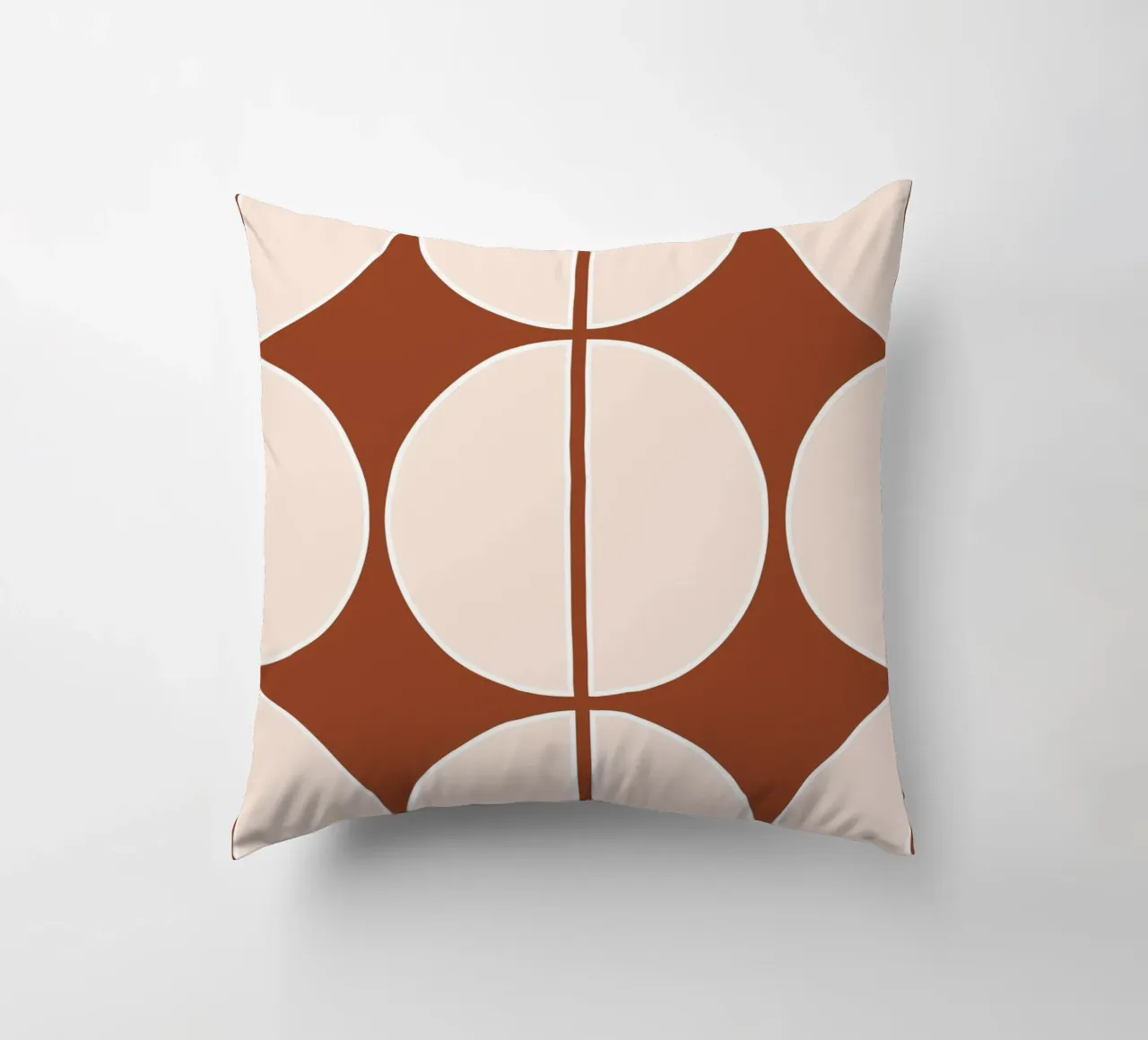 Geometric Russet cuscino da BAINAI