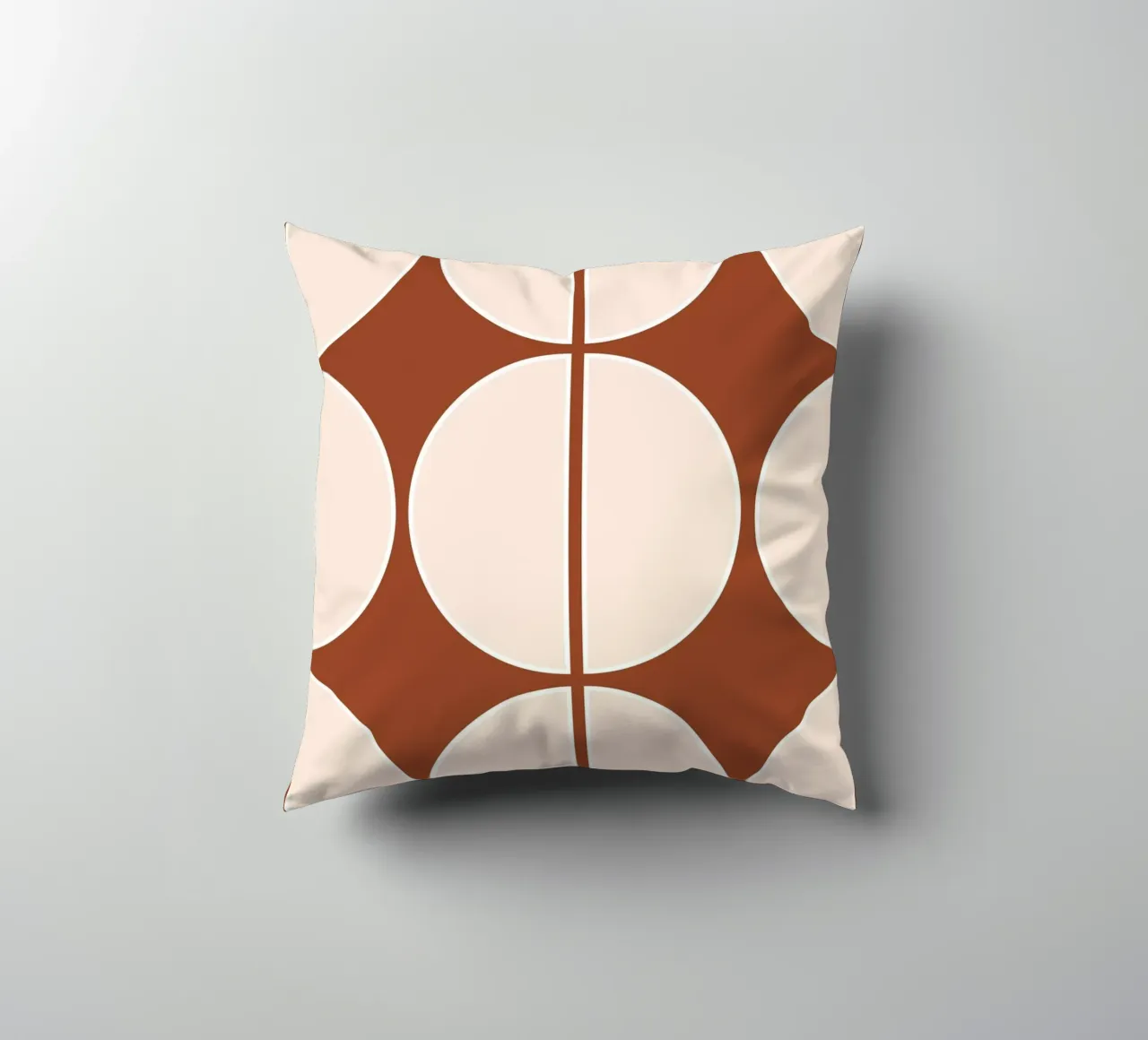 Geometric Russet cuscino da BAINAI