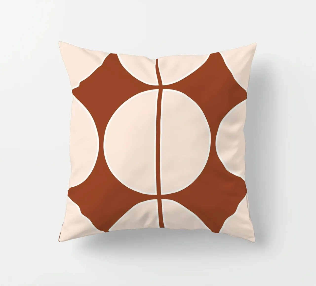 Geometric Russet cuscino da BAINAI